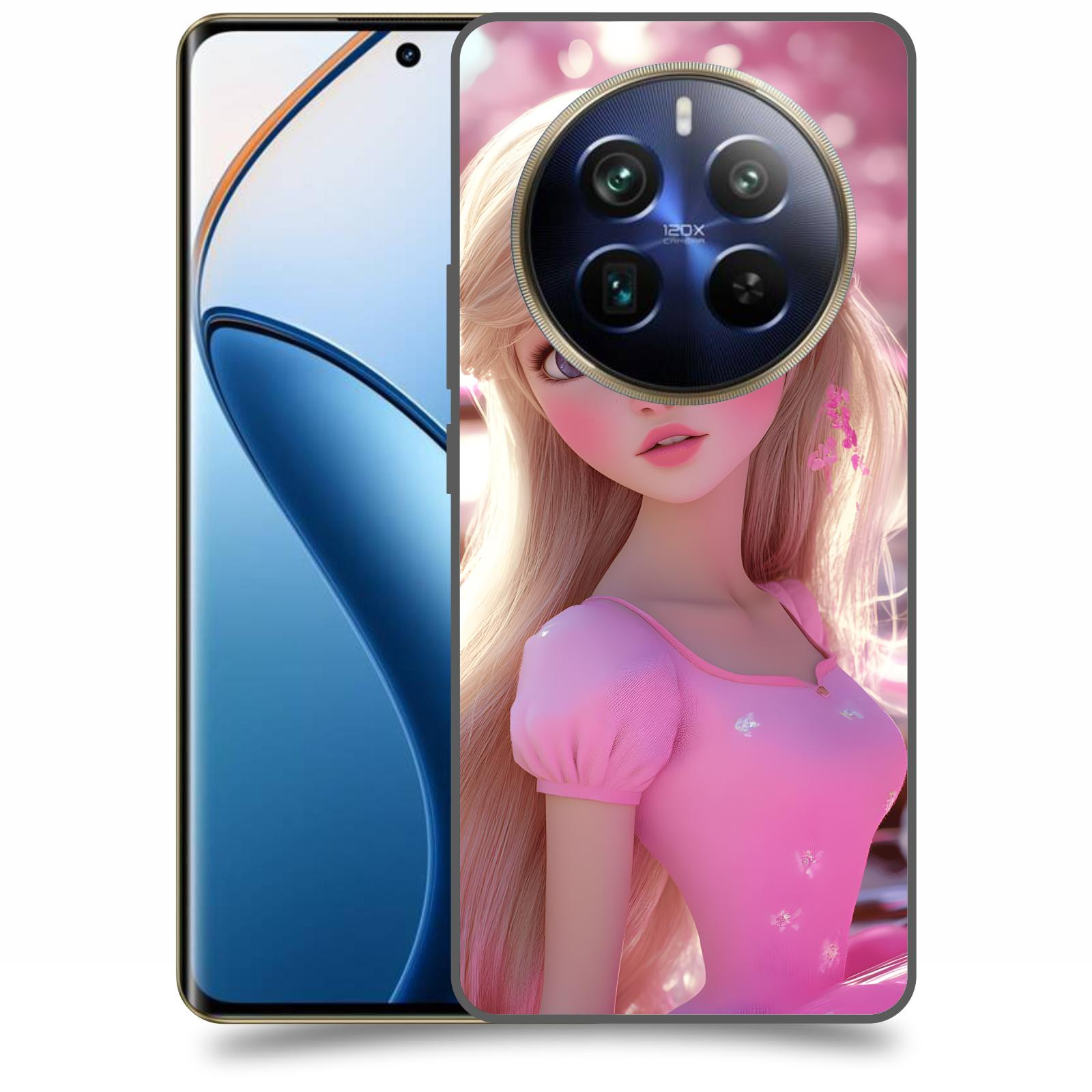 ACOVER Kryt na mobil Realme 12 pro+ 5g - Barbie