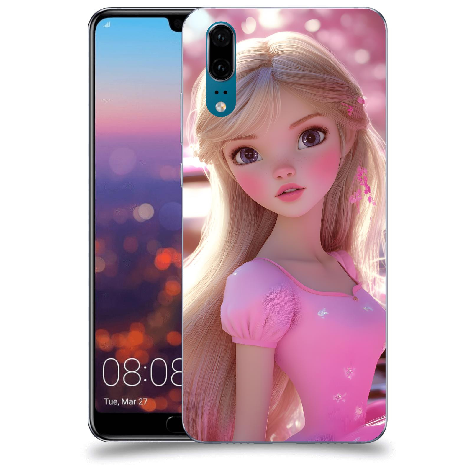ACOVER Kryt na mobil Huawei P20 - Barbie