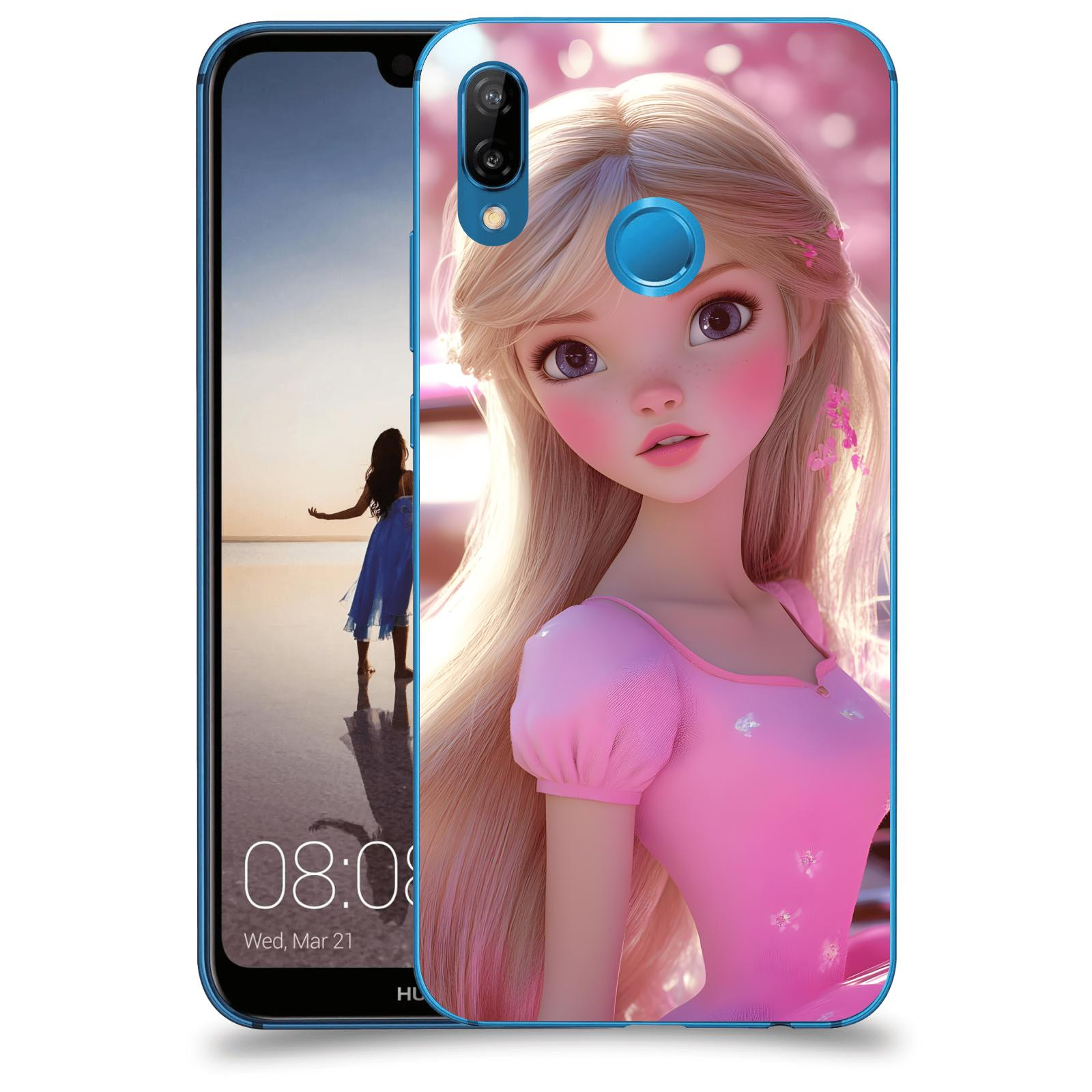 ACOVER Kryt na mobil Huawei P20 Lite - Barbie