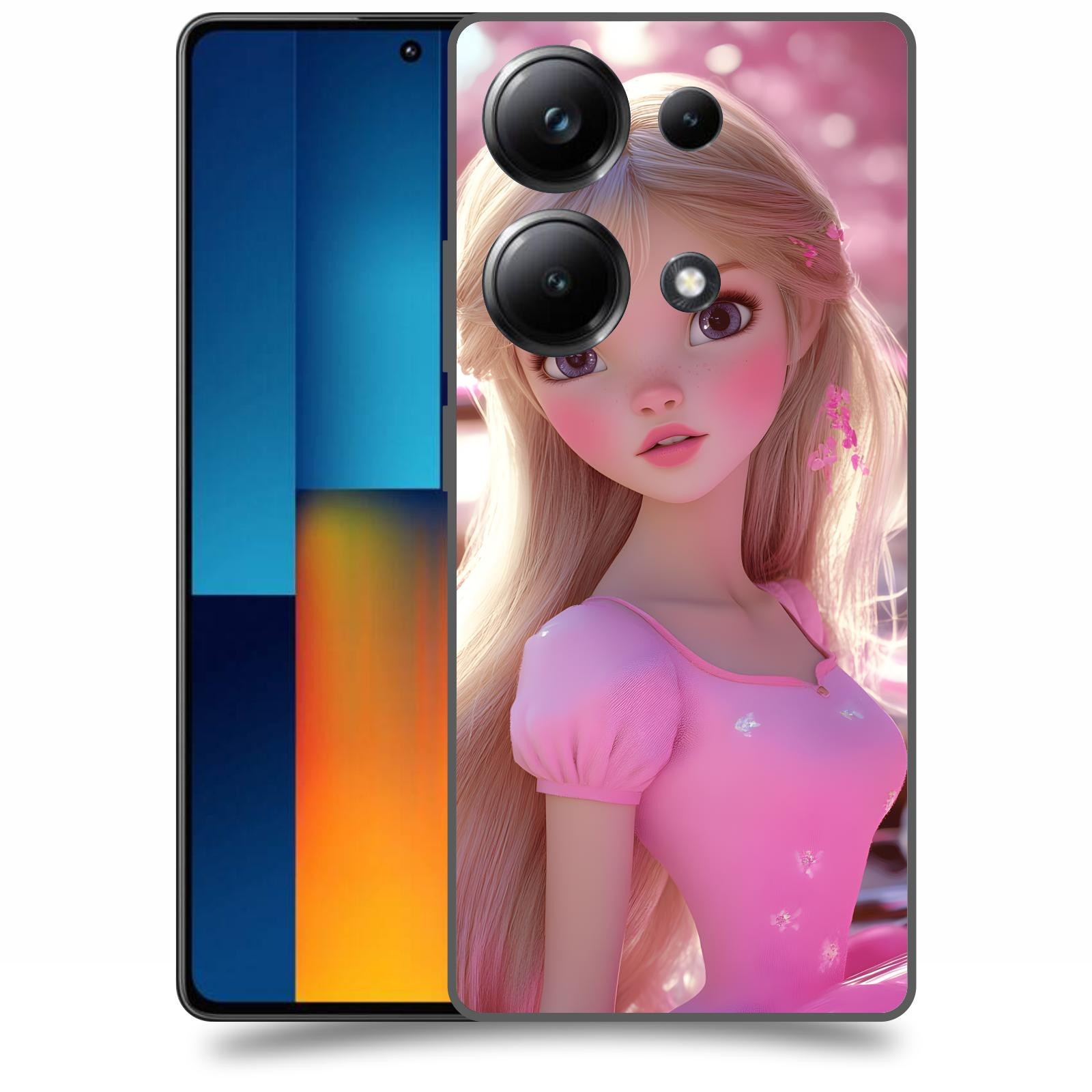 ACOVER Kryt na mobil Poco M6 - Barbie