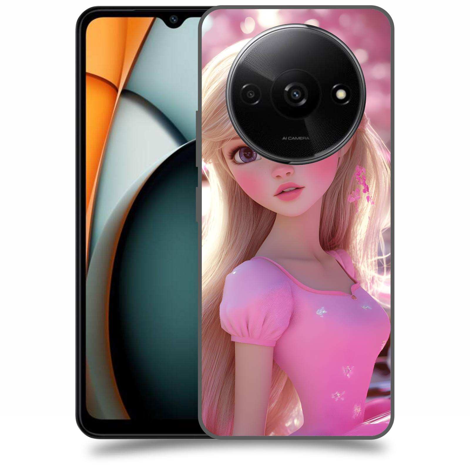 ACOVER Kryt na mobil Xiaomi Redmi A3 - Barbie