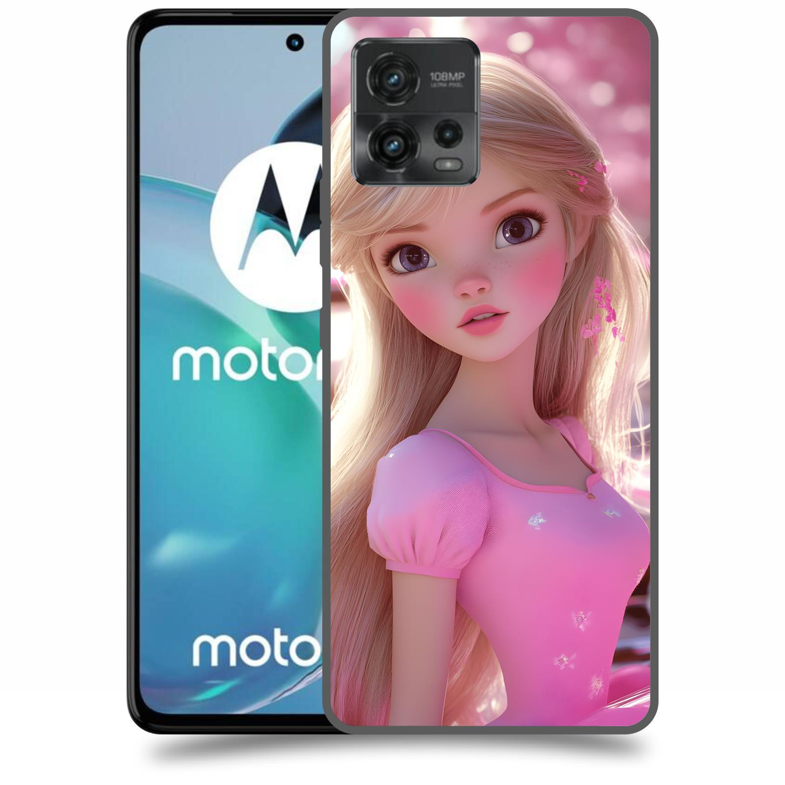 ACOVER Kryt na mobil Motorola Moto G72 - Barbie