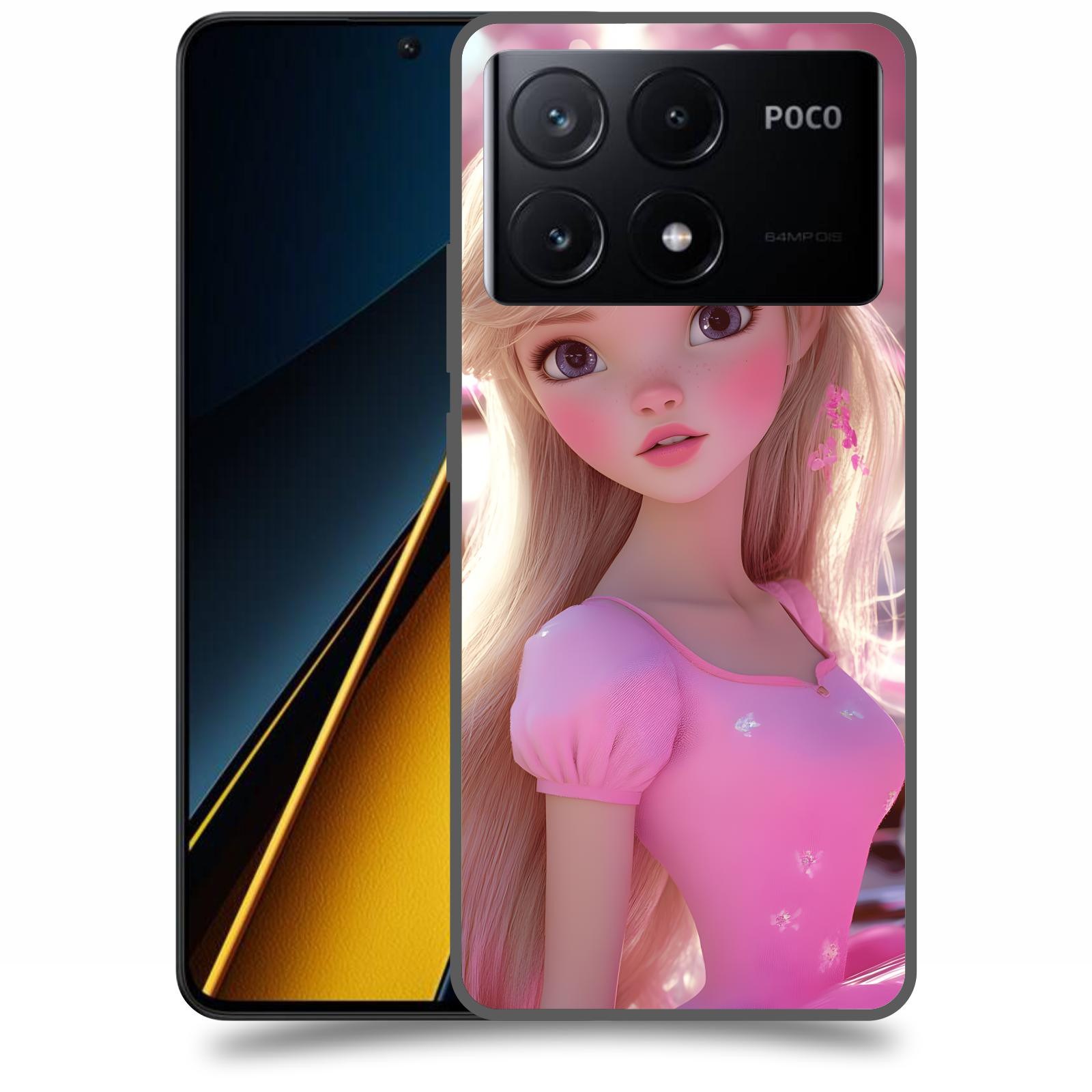 ACOVER Kryt na mobil Poco X6 Pro 5G - Barbie