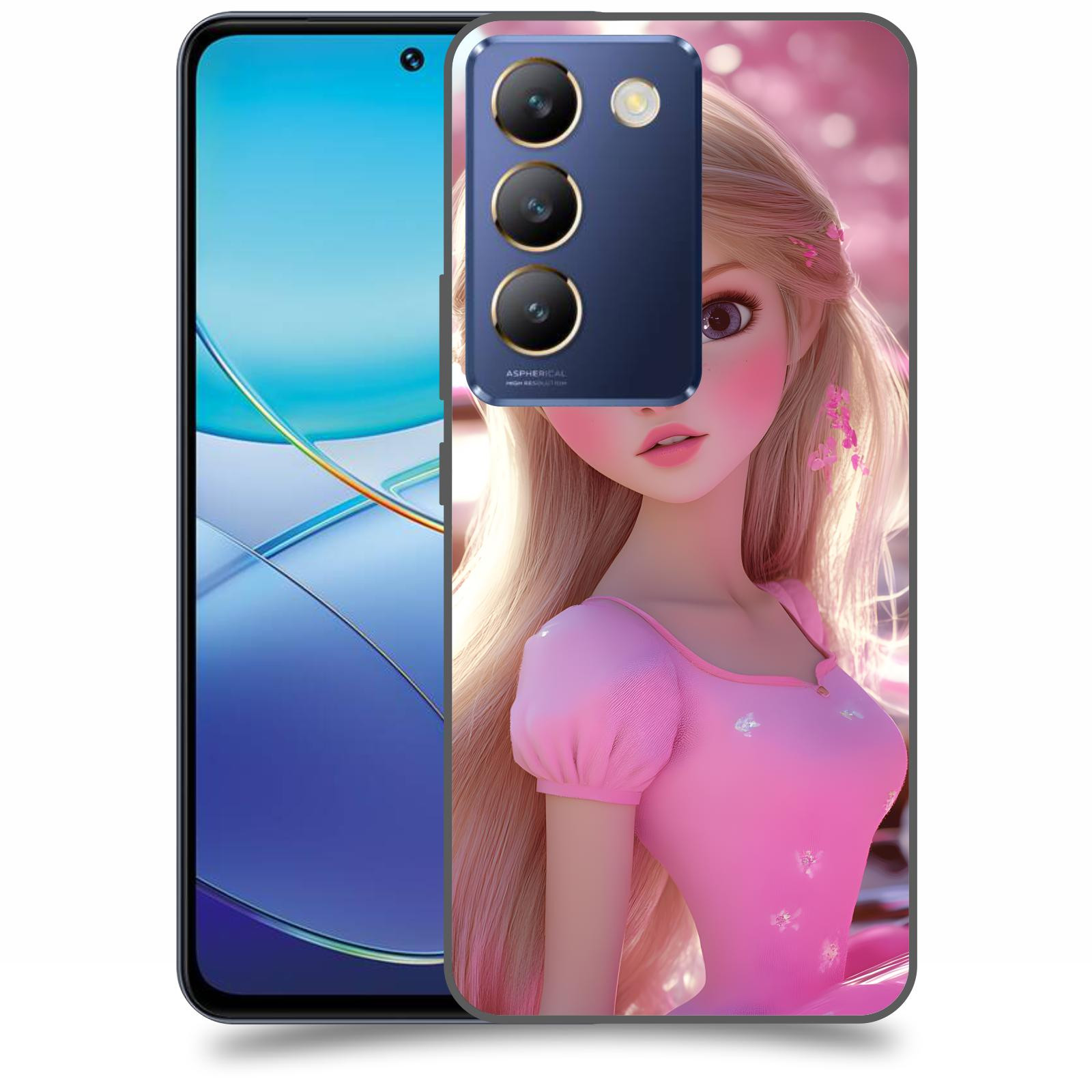 ACOVER Kryt na mobil Vivo V40SE - Barbie