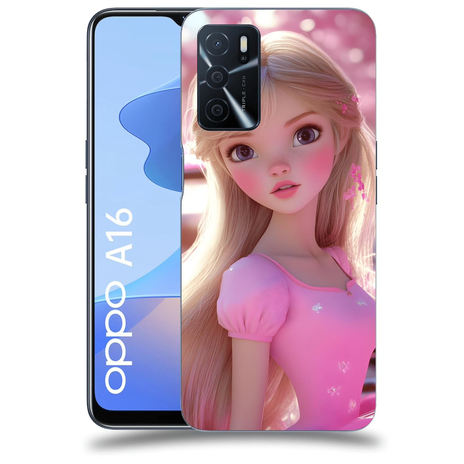 ACOVER Kryt na mobil OPPO A16 - Barbie