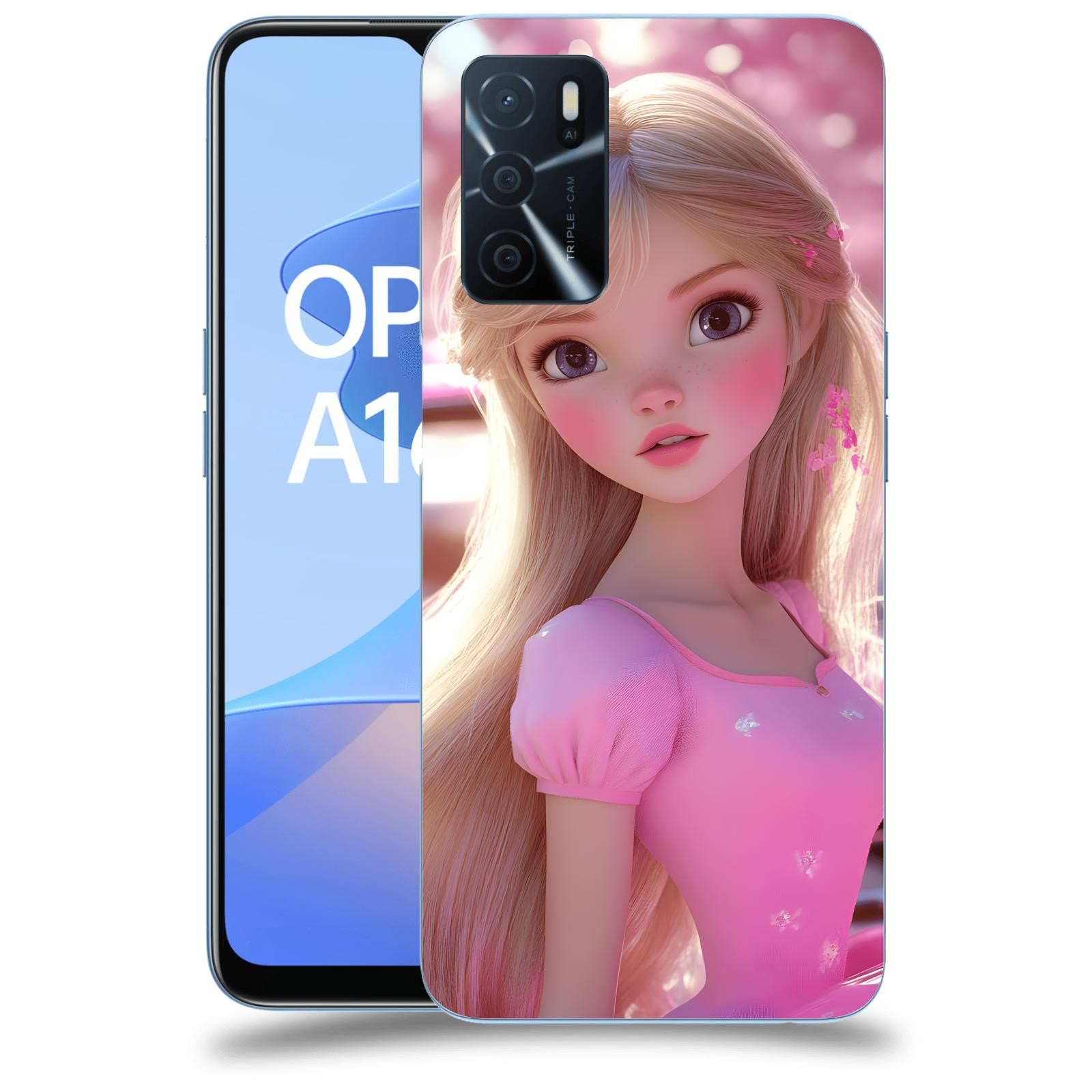 ACOVER Kryt na mobil OPPO A16s - Barbie