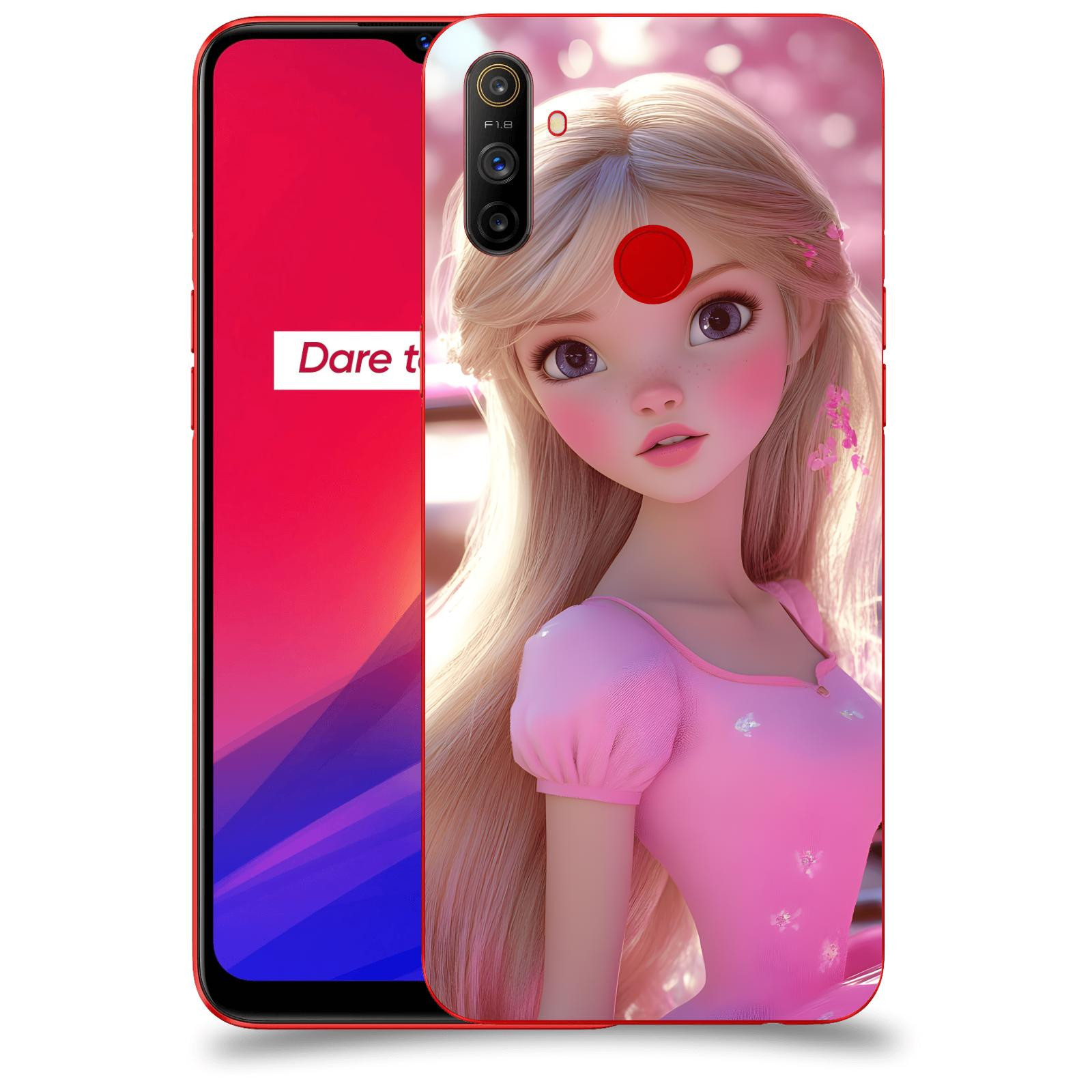 ACOVER Kryt na mobil Realme C3 - Barbie