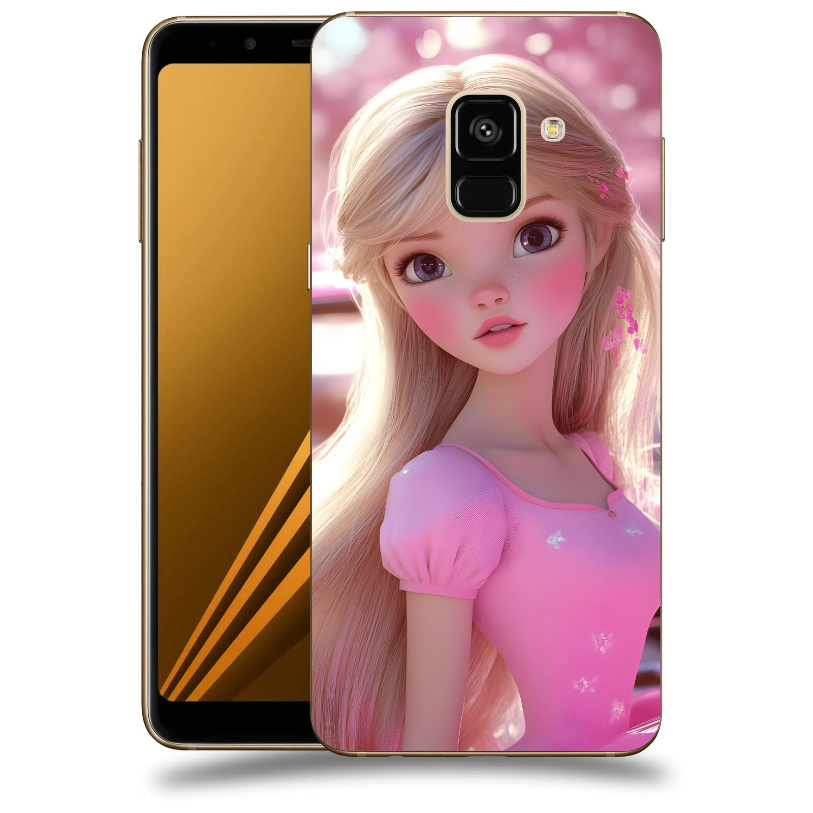 ACOVER Kryt na mobil Samsung Galaxy A8 2018 A530F - Barbie