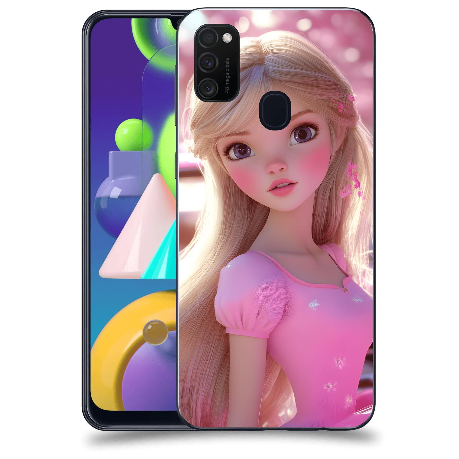 ACOVER Kryt na mobil Samsung Galaxy M21 M215F - Barbie