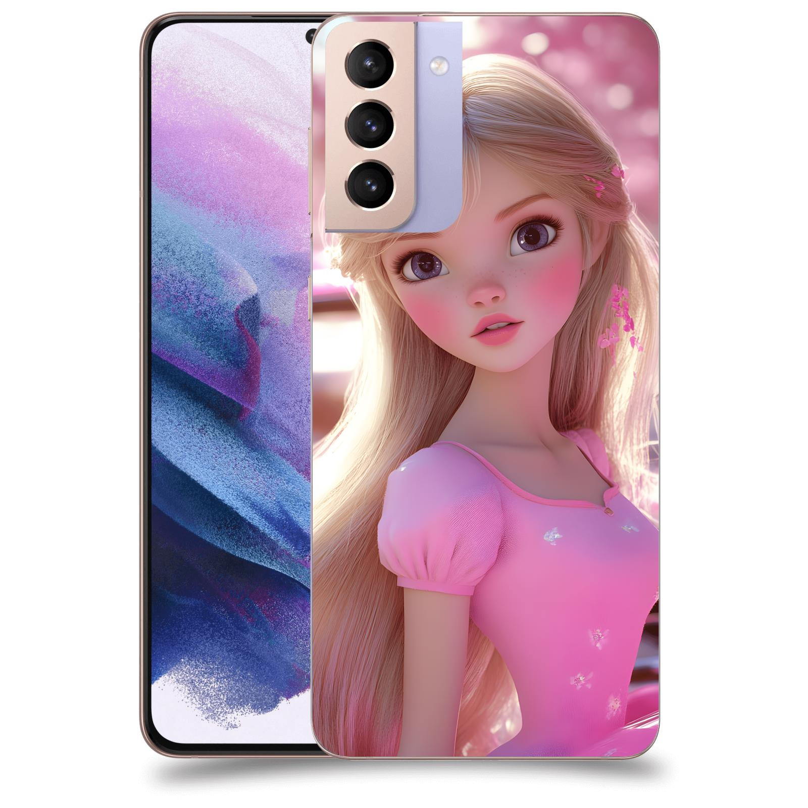 ACOVER Kryt na mobil Samsung Galaxy S21+ G996F - Barbie