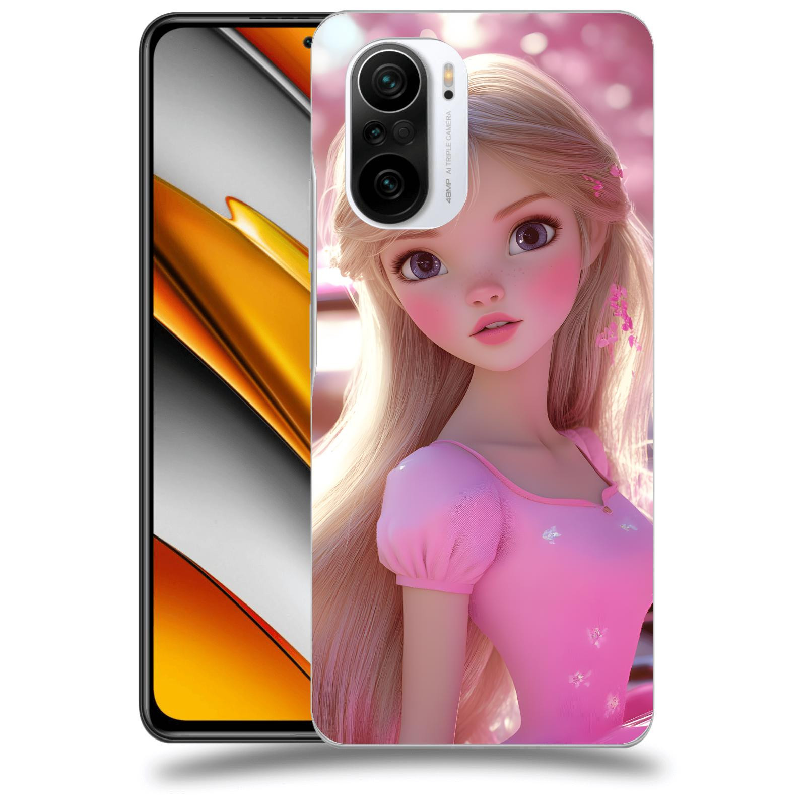 ACOVER Kryt na mobil Xiaomi Poco F3 - Barbie