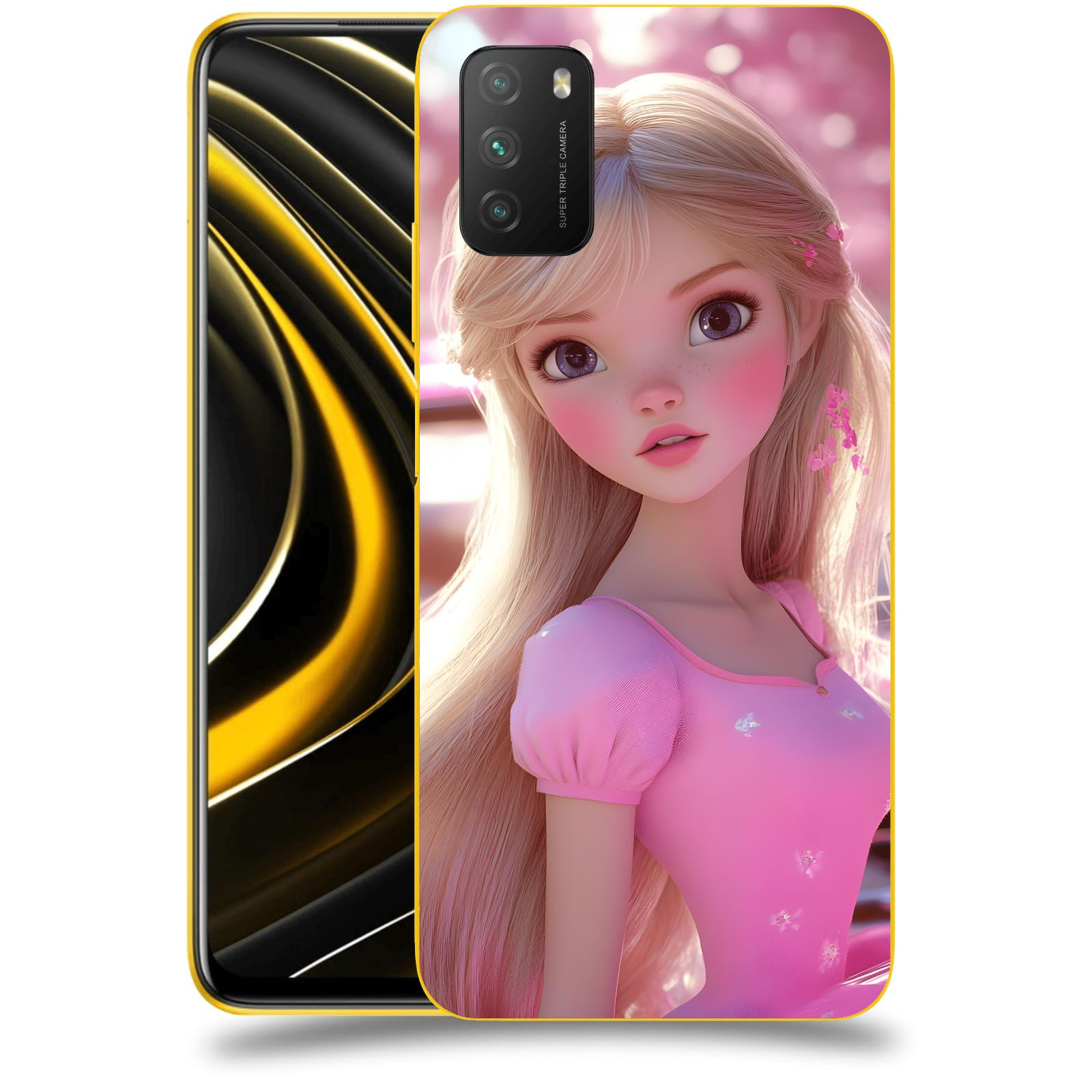 ACOVER Kryt na mobil Xiaomi Poco M3 - Barbie