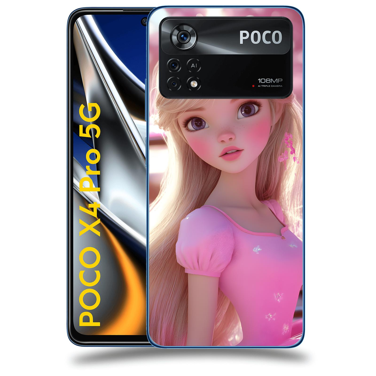 ACOVER Kryt na mobil Xiaomi Poco X4 Pro 5G - Barbie