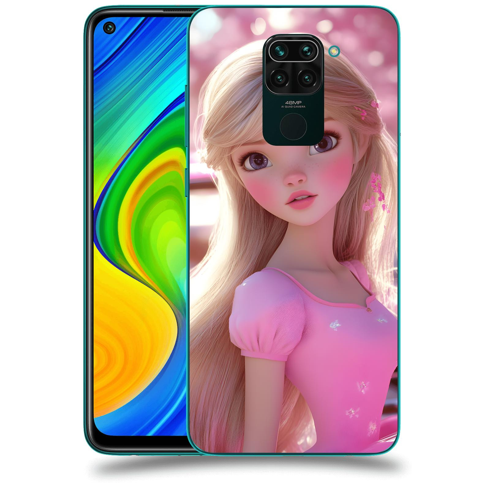 ACOVER Kryt na mobil Xiaomi Redmi Note 9 - Barbie
