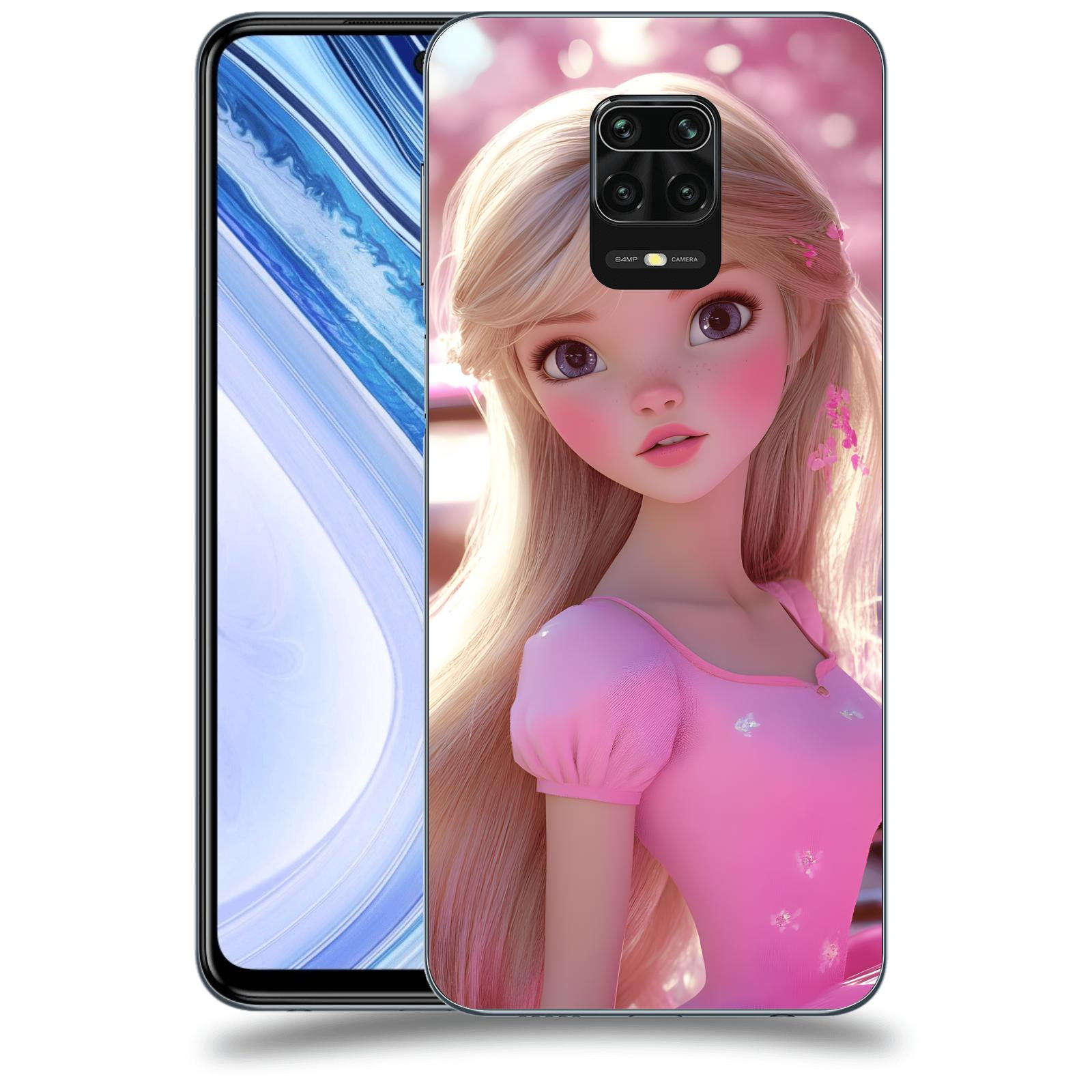 ACOVER Kryt na mobil Xiaomi Redmi Note 9 Pro - Barbie