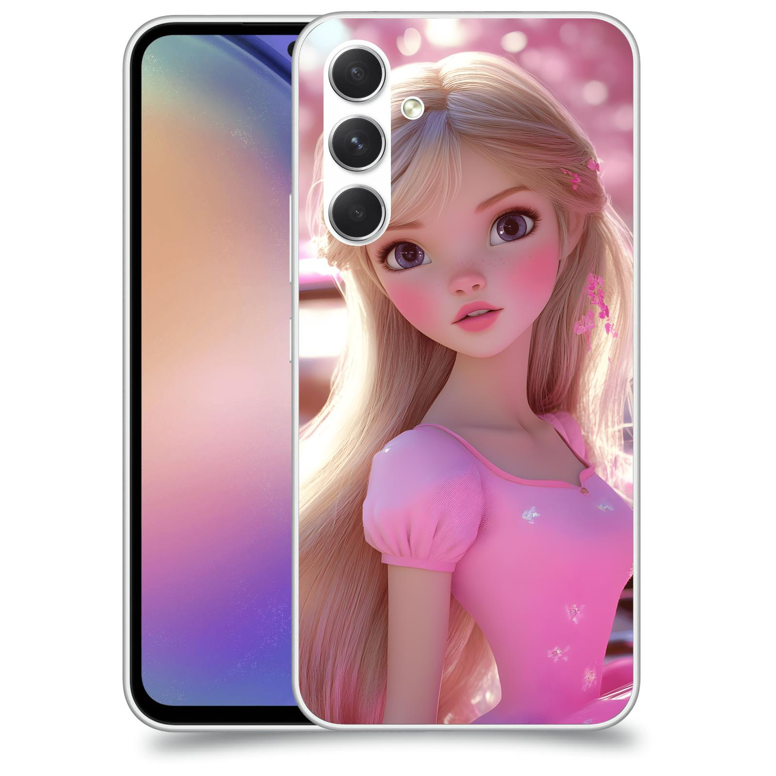 ACOVER Kryt na mobil Samsung Galaxy M54 5G - Barbie