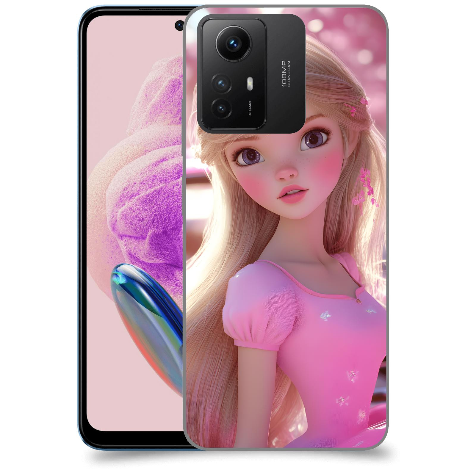 ACOVER Kryt na mobil Xiaomi Redmi Note 12S - Barbie