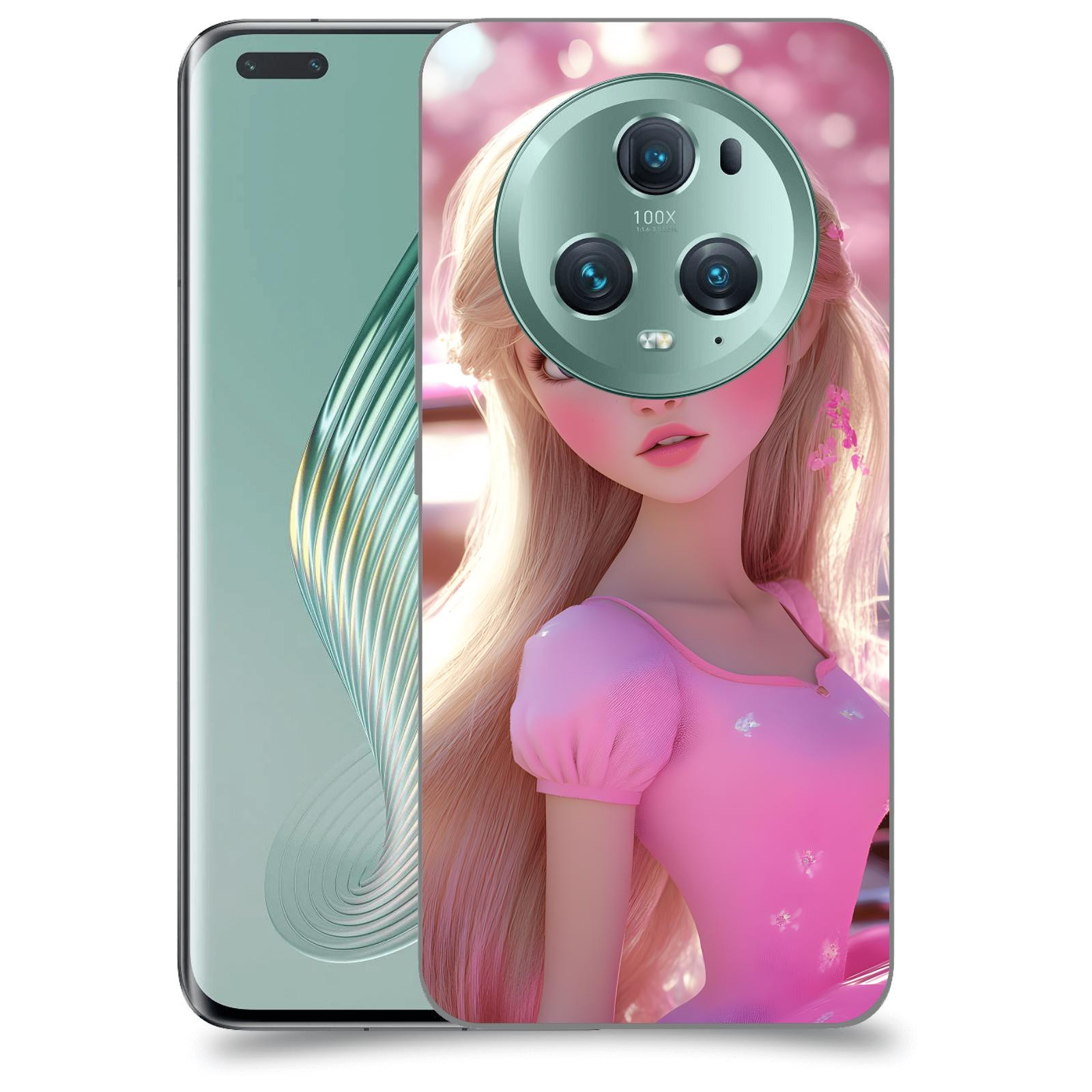 ACOVER Kryt na mobil Honor Magic5 Pro - Barbie