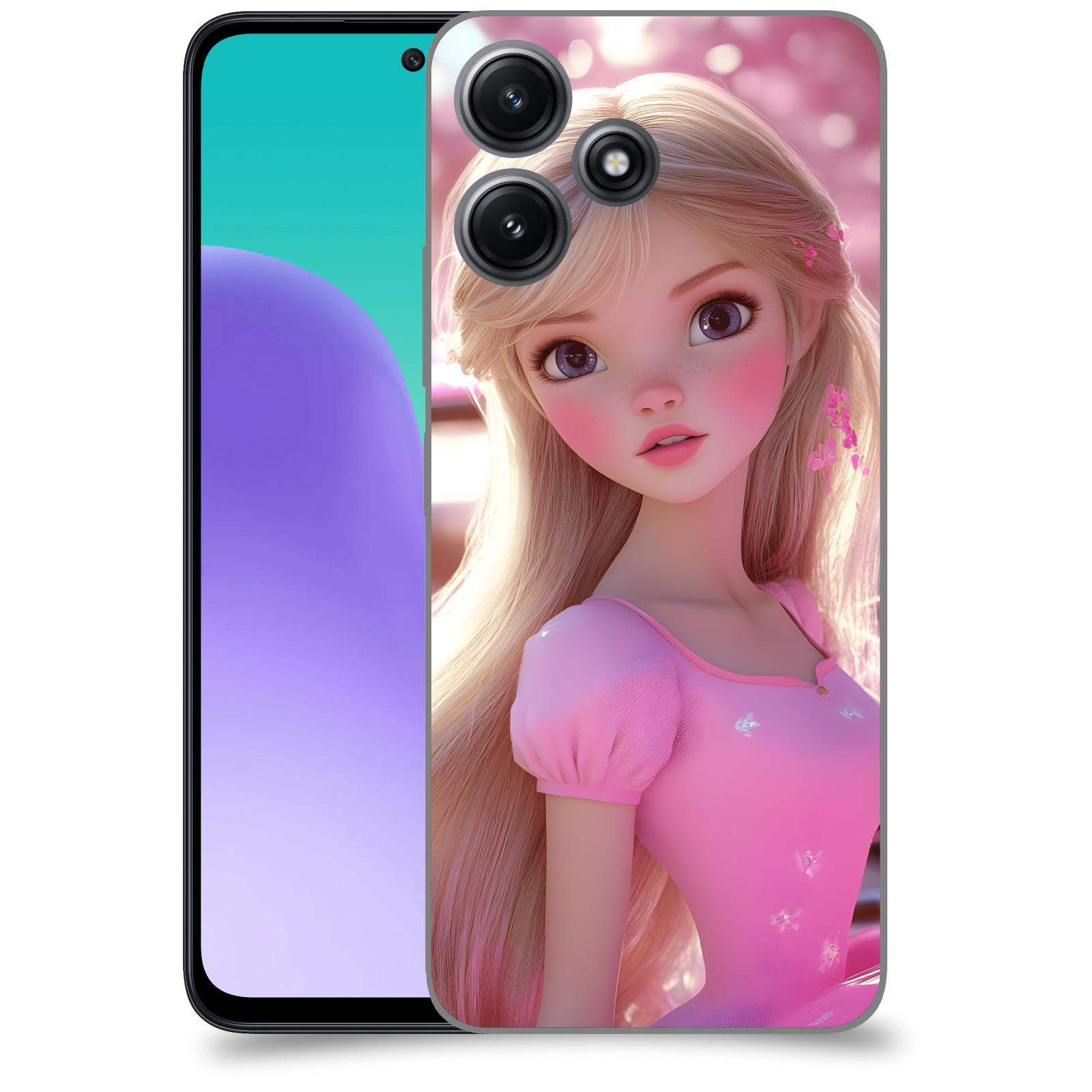ACOVER Kryt na mobil Xiaomi Redmi 12 5G - Barbie