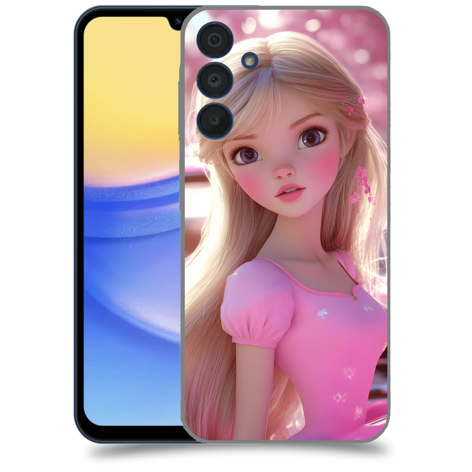 ACOVER Kryt na mobil Samsung Galaxy A15 5G - Barbie