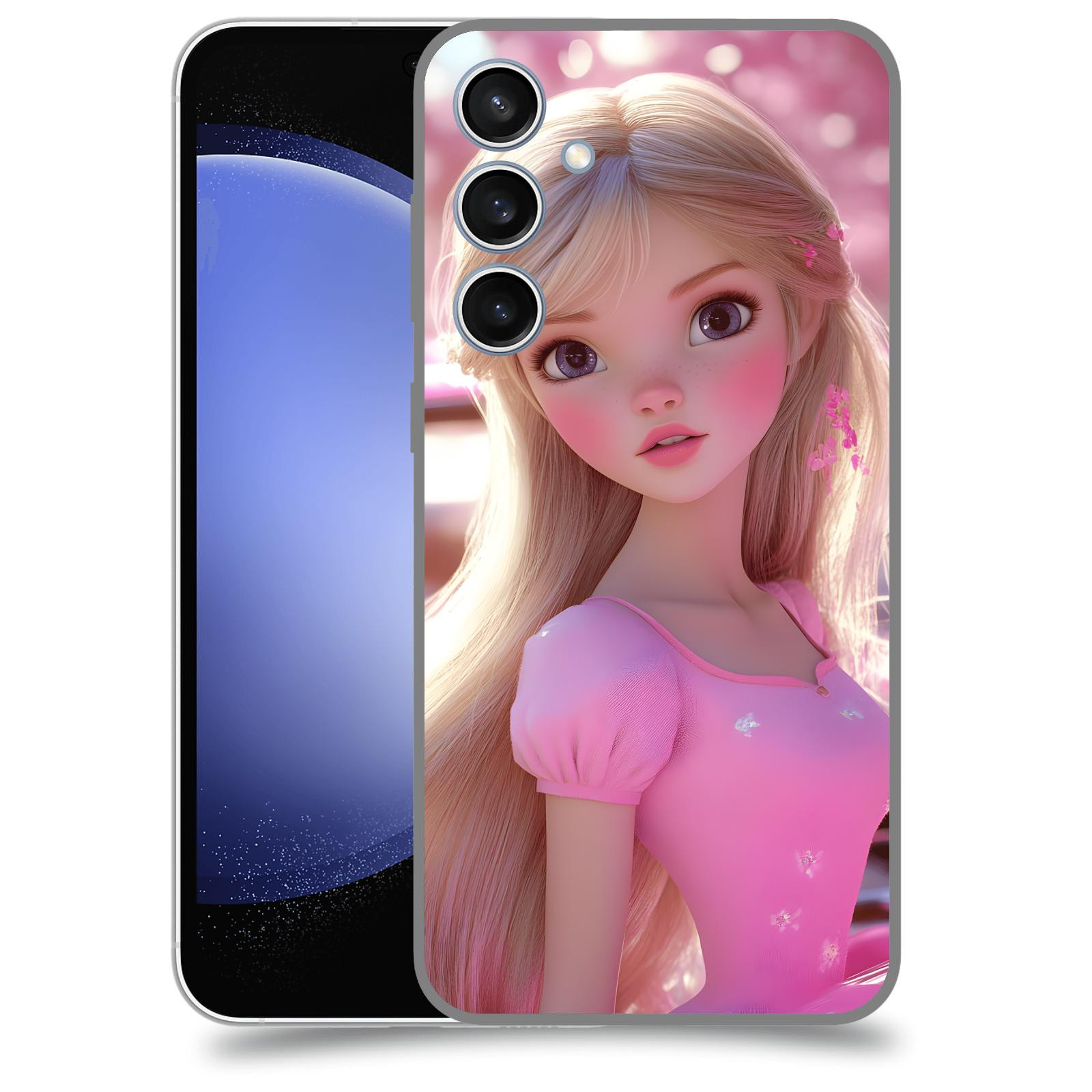 ACOVER Kryt na mobil Samsung Galaxy S23 FE - Barbie