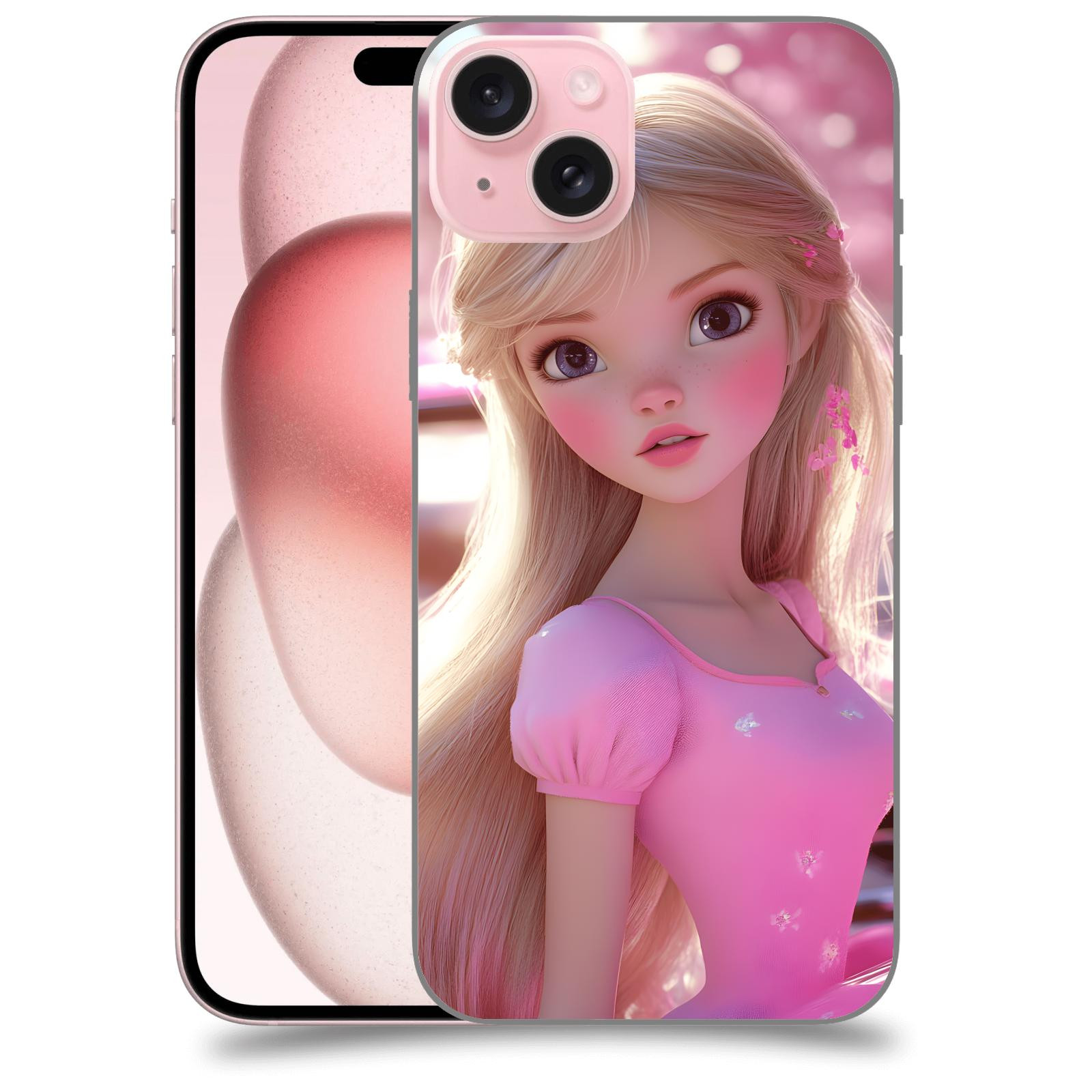 ACOVER Kryt na mobil Apple iPhone 15 plus - Barbie