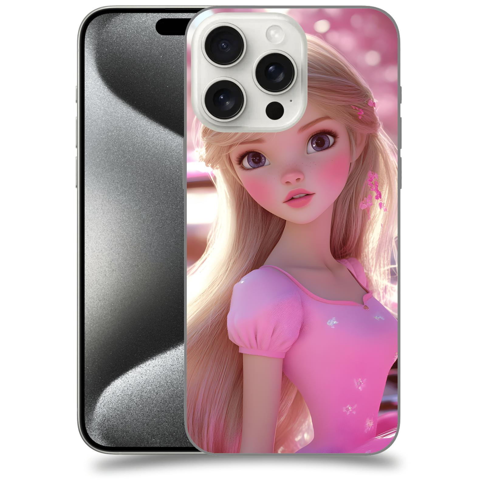 ACOVER Kryt na mobil Apple iPhone 15 pro max - Barbie