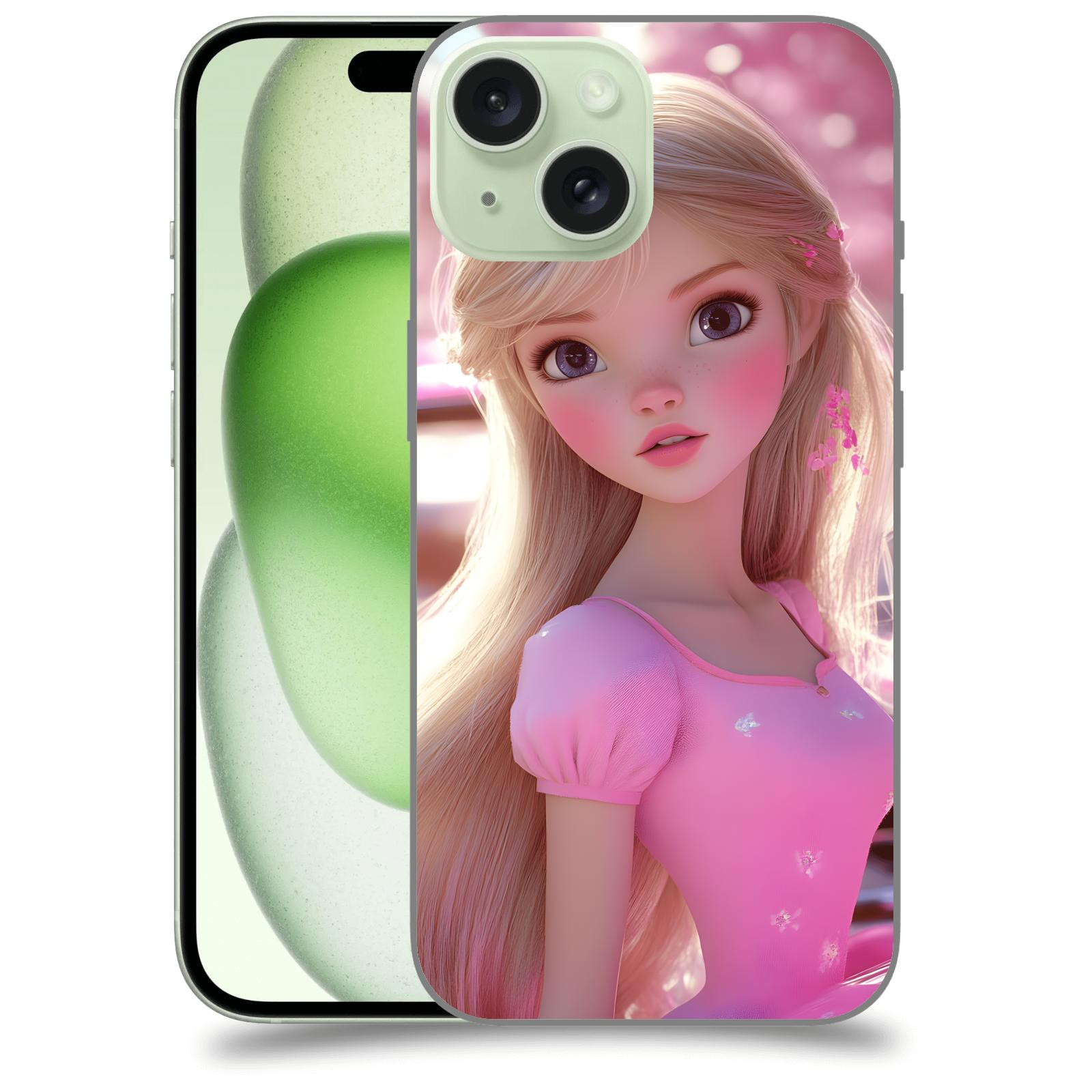 ACOVER Kryt na mobil Apple iPhone 15 - Barbie