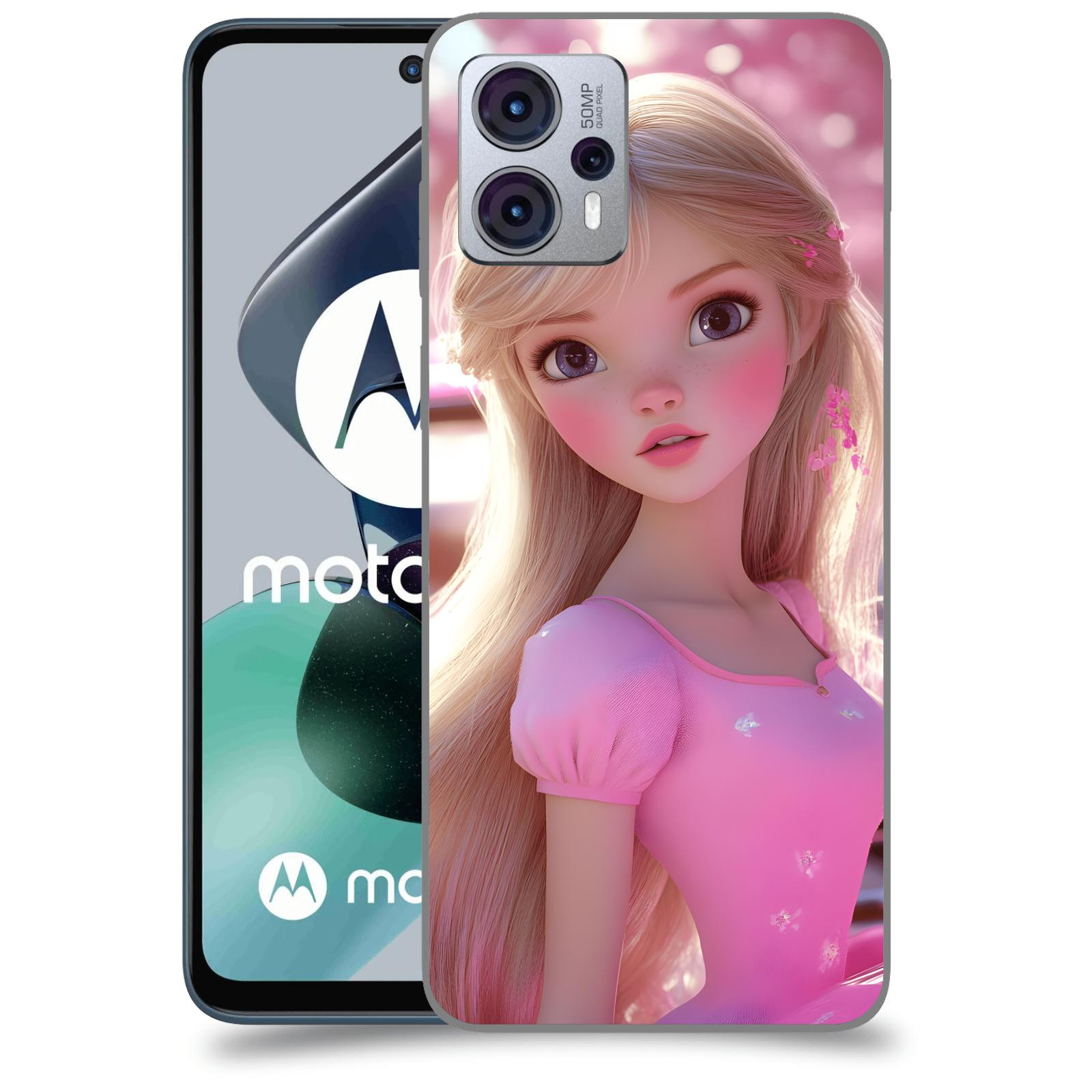 ACOVER Kryt na mobil Motorola Moto G23 - Barbie