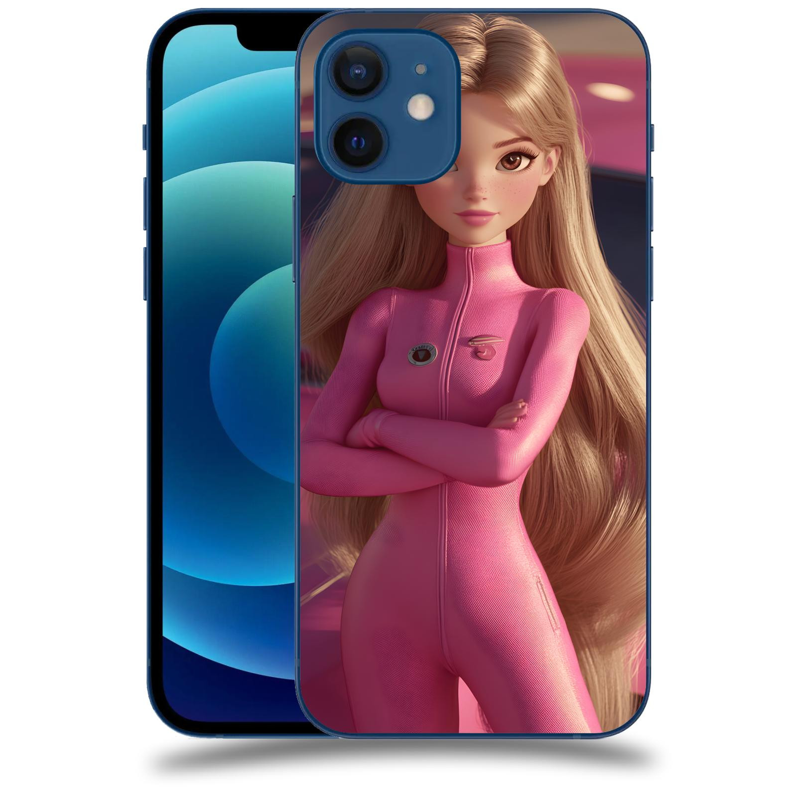 ACOVER Kryt na mobil Apple iPhone 12 - Pink girl