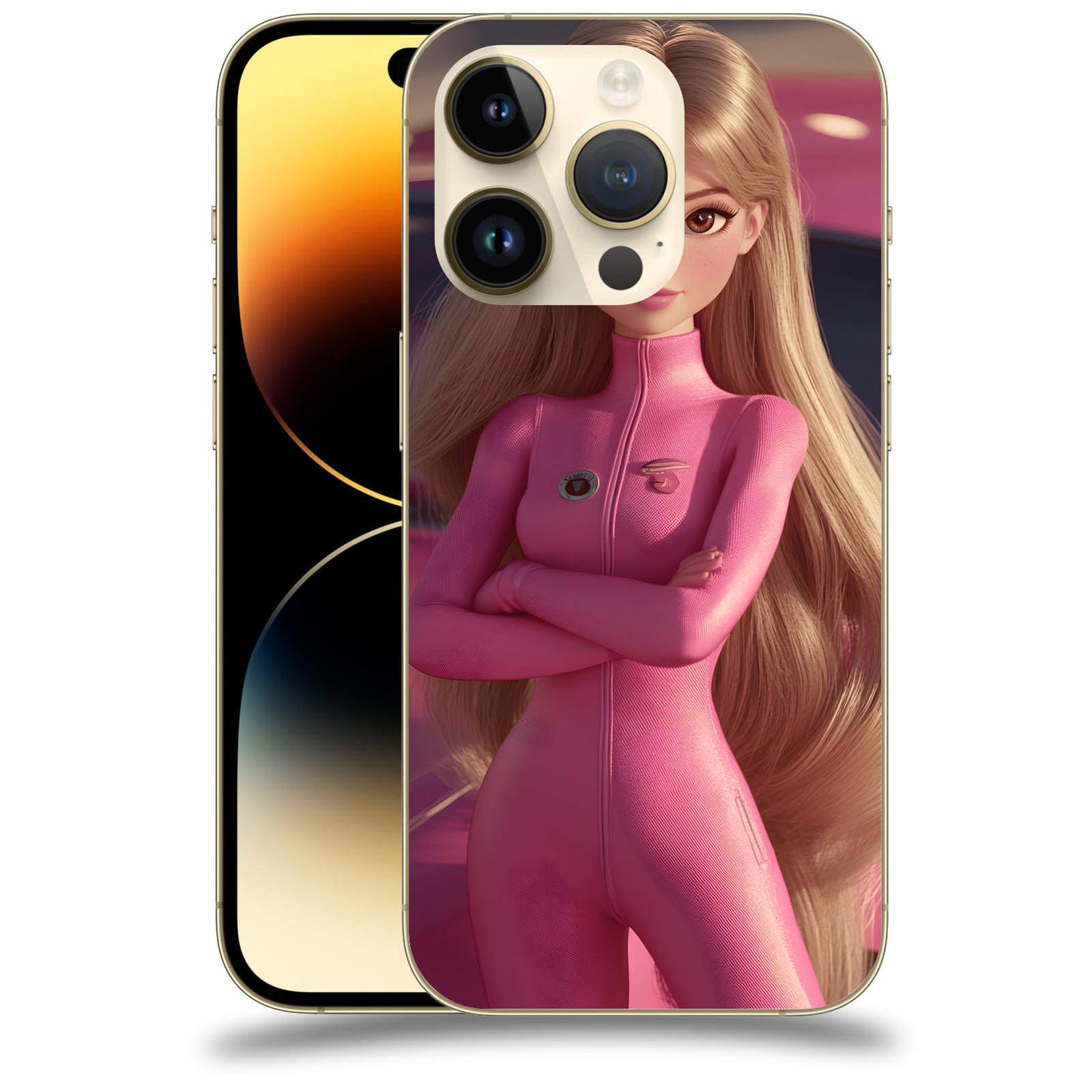 ACOVER Kryt na mobil Apple iPhone 14 Pro - Pink girl