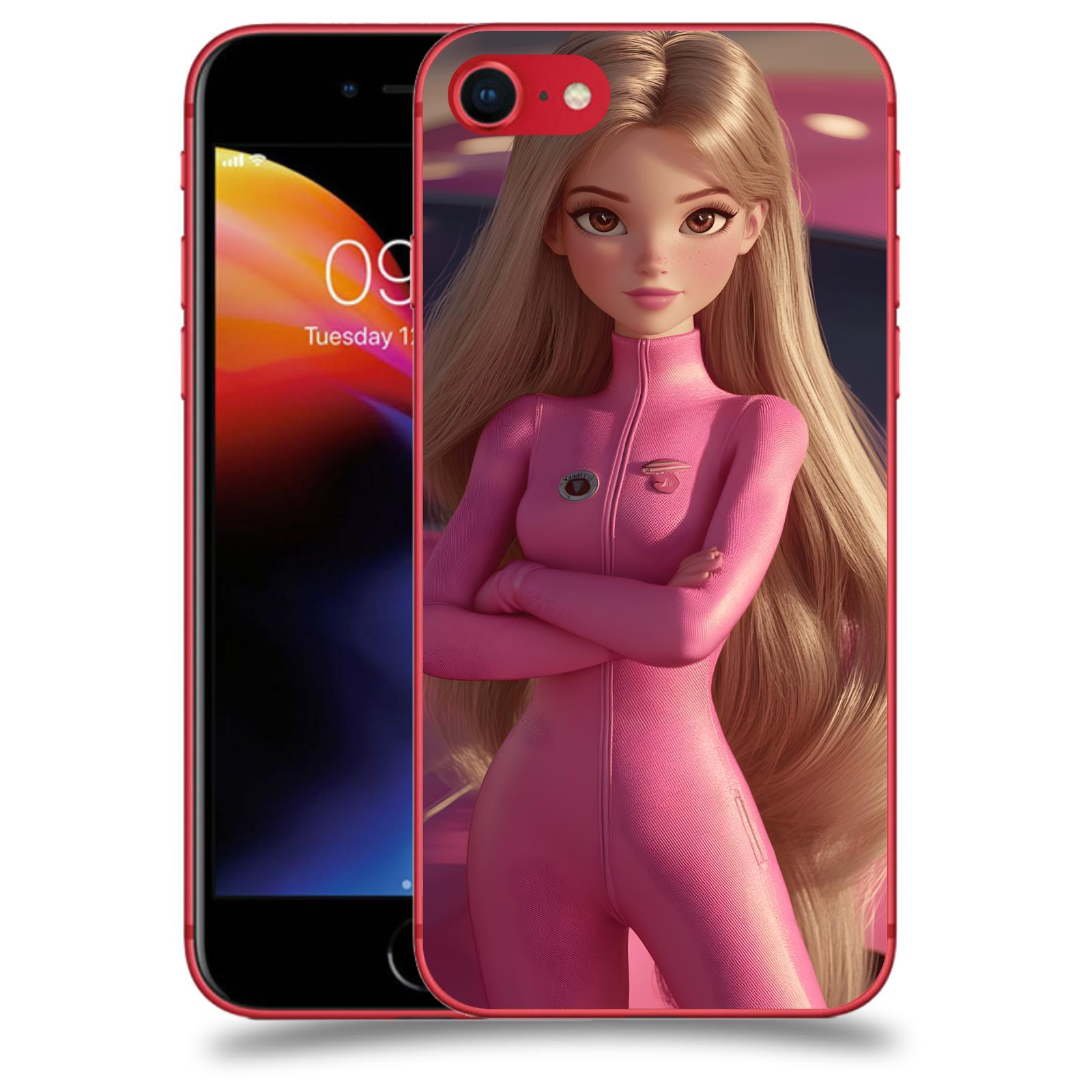 ACOVER Kryt na mobil Apple iPhone 8 - Pink girl