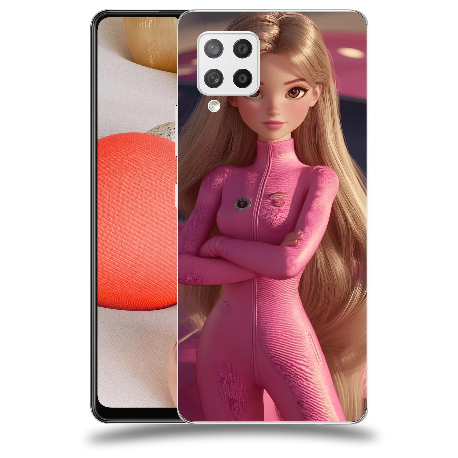 ACOVER Kryt na mobil Samsung Galaxy A42 A426B - Pink girl