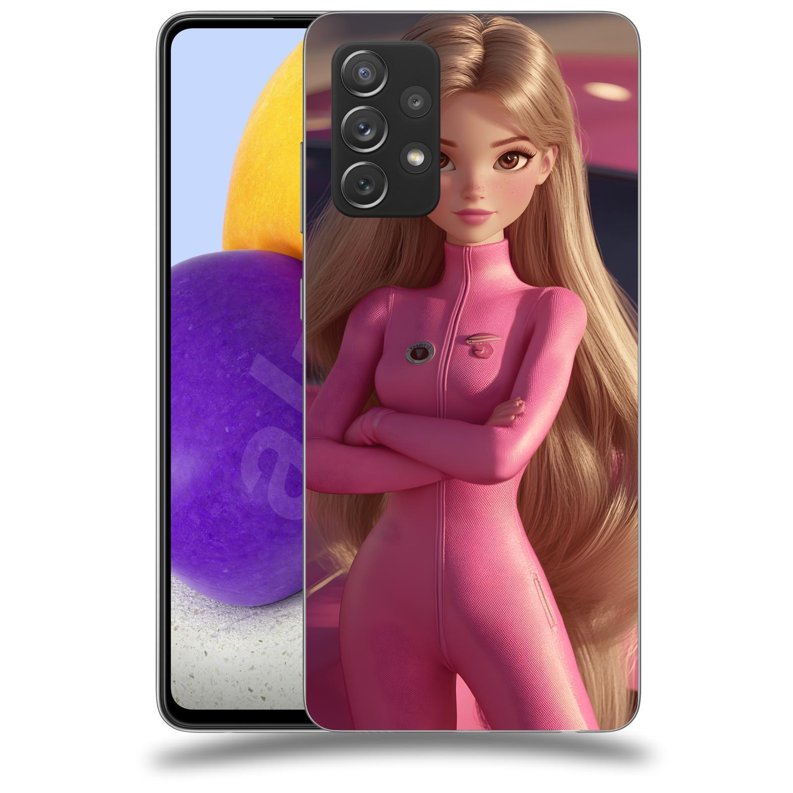 ACOVER Kryt na mobil Samsung Galaxy A73 5G - Pink girl