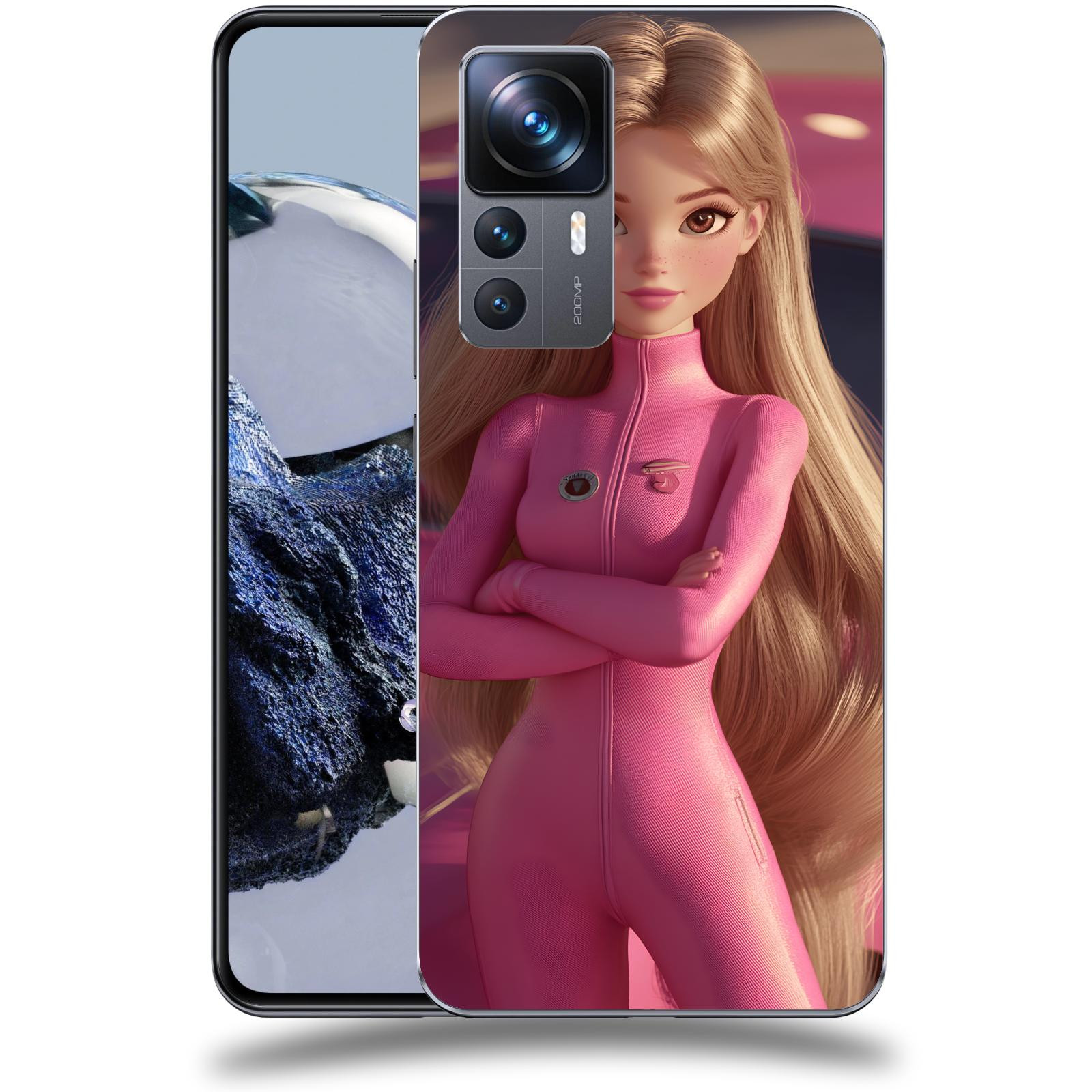 ACOVER Kryt na mobil Xiaomi 12T Pro - Pink girl