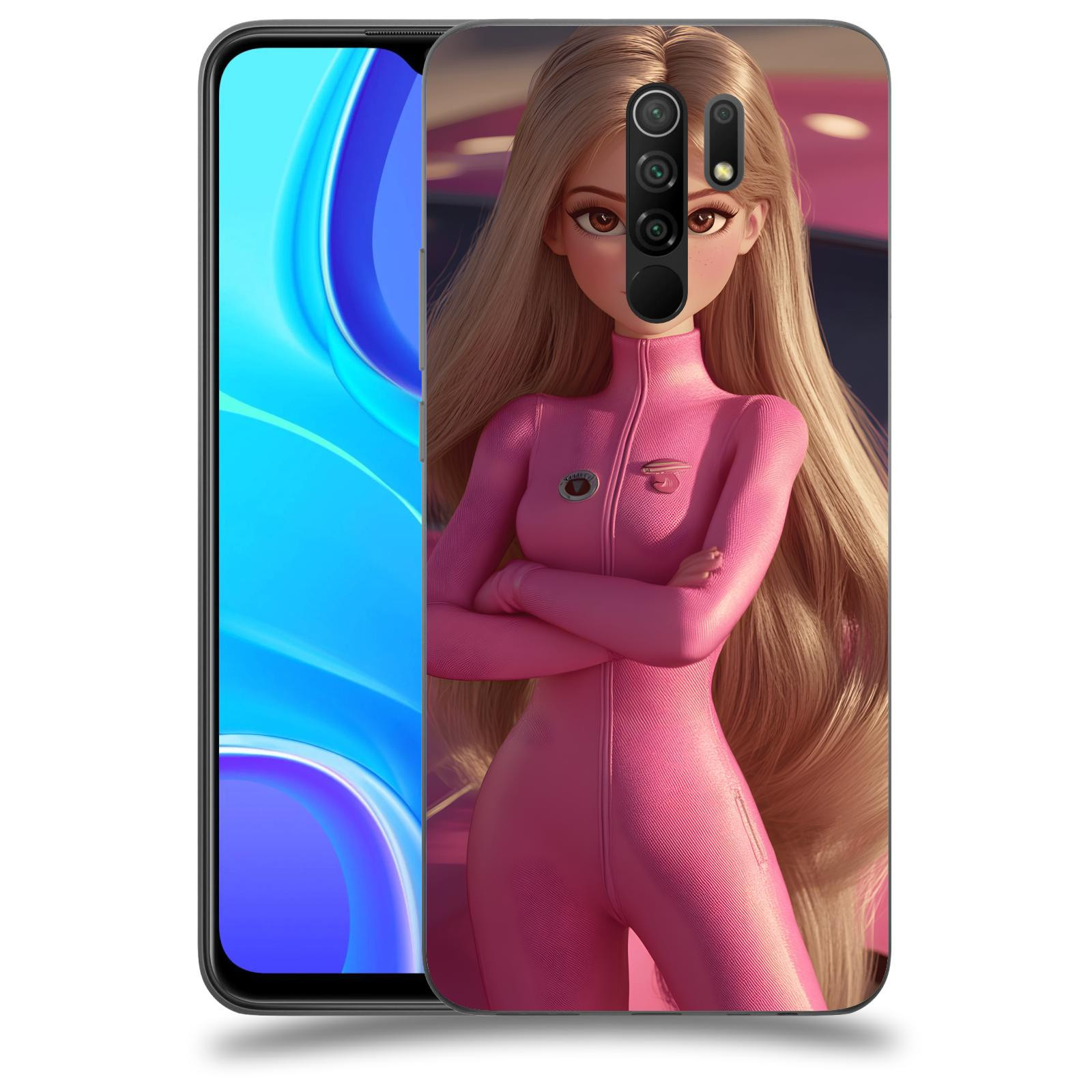 ACOVER Kryt na mobil Xiaomi Redmi 9 - Pink girl