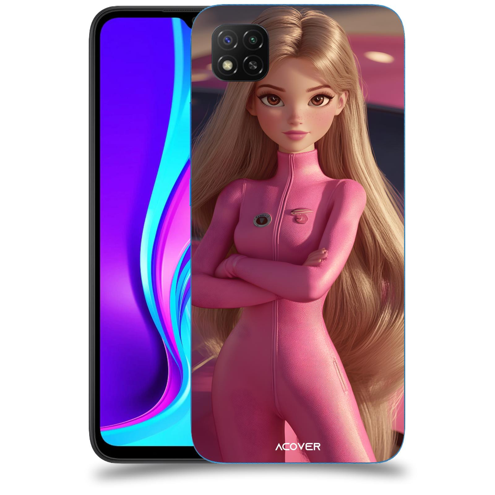 ACOVER Kryt na mobil Xiaomi Redmi 9C - Pink girl