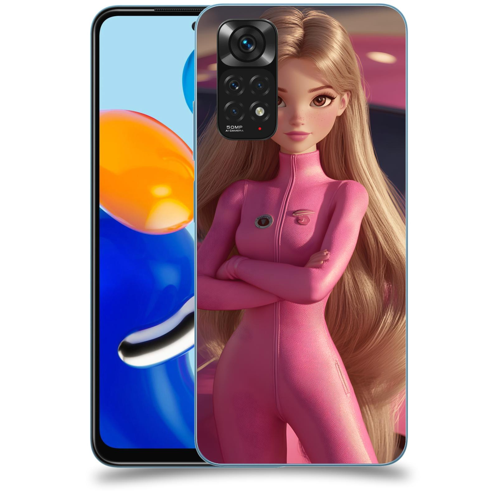 ACOVER Kryt na mobil Xiaomi Redmi Note 11 - Pink girl