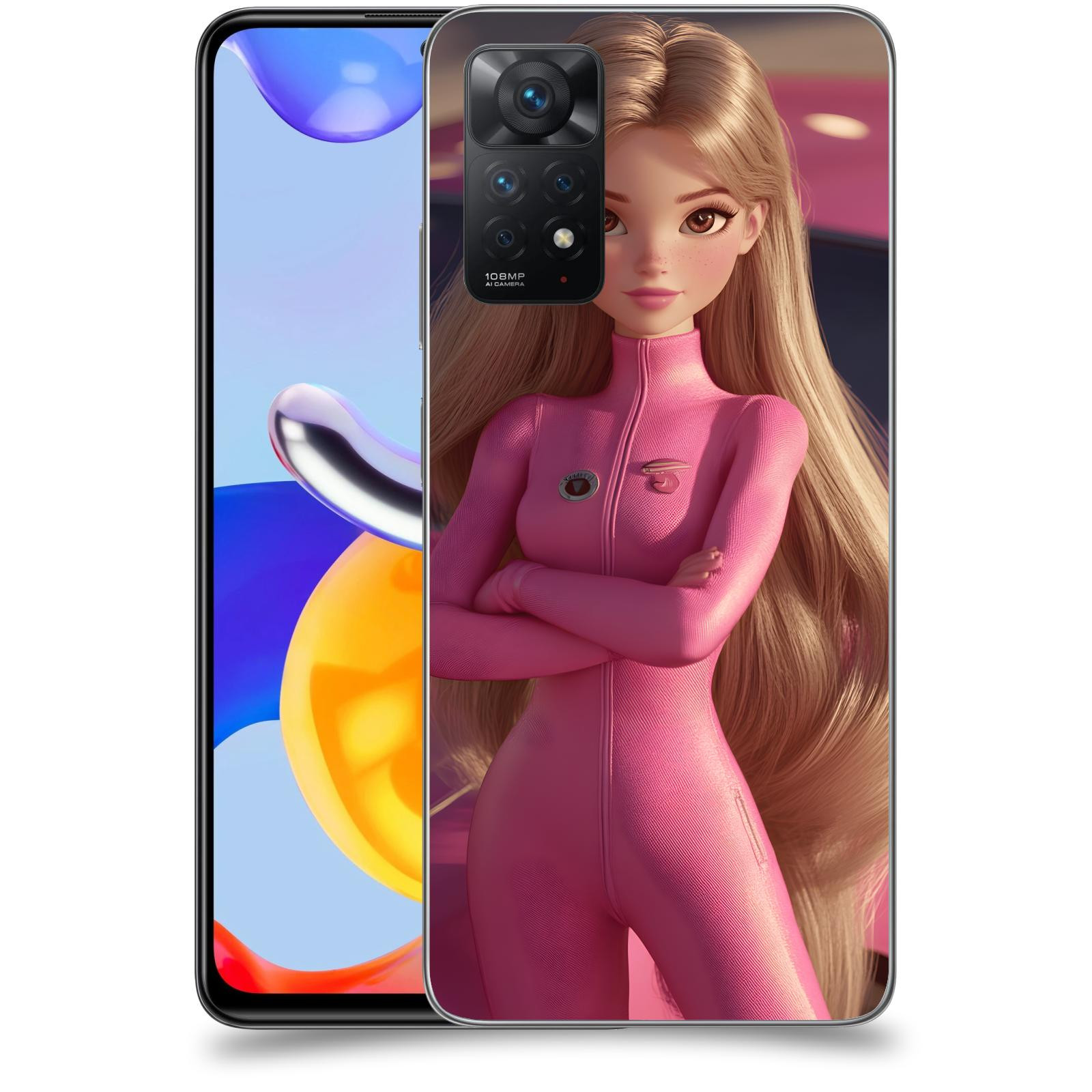 ACOVER Kryt na mobil Xiaomi Redmi Note 11 Pro - Pink girl