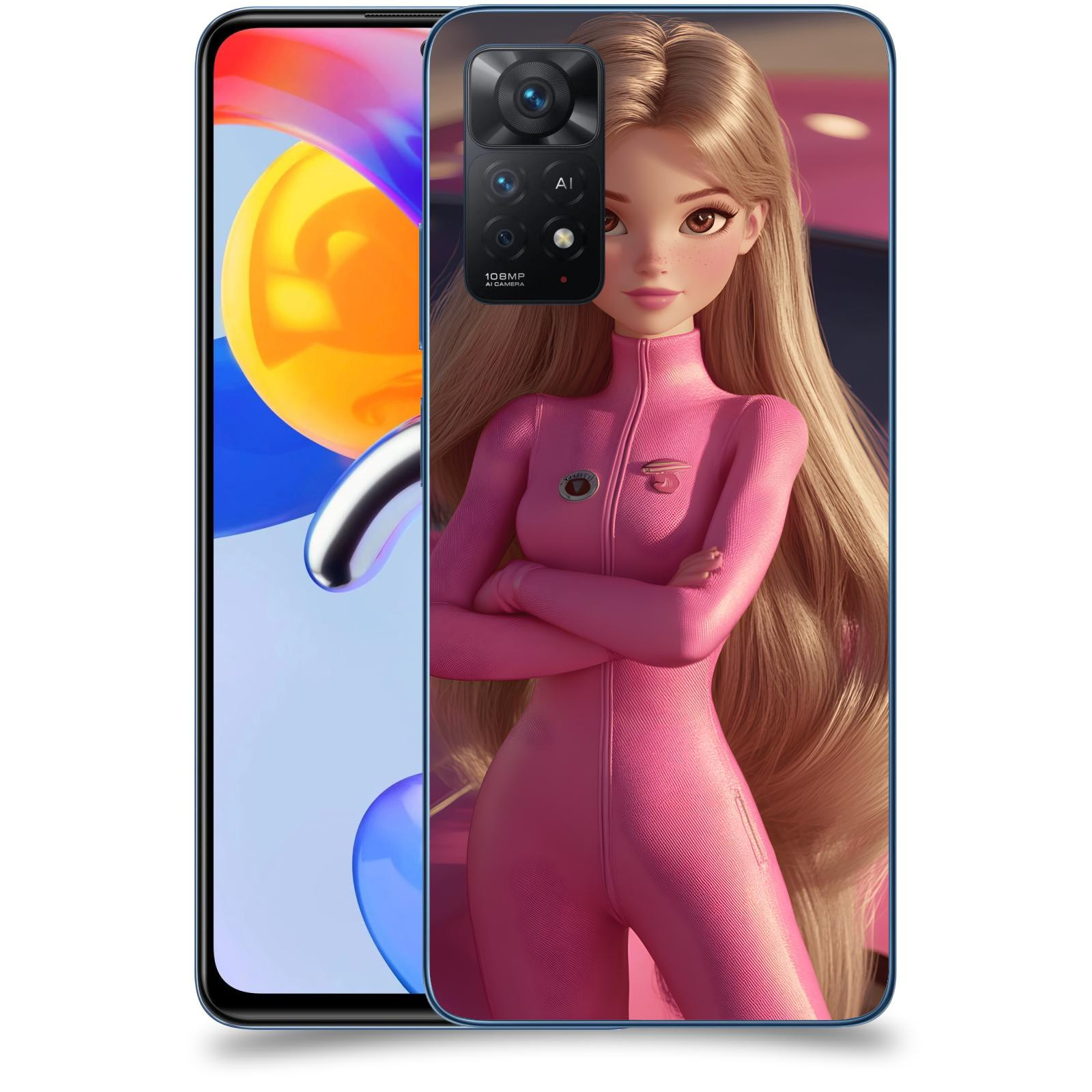 ACOVER Kryt na mobil Xiaomi Redmi Note 11 Pro 5G - Pink girl