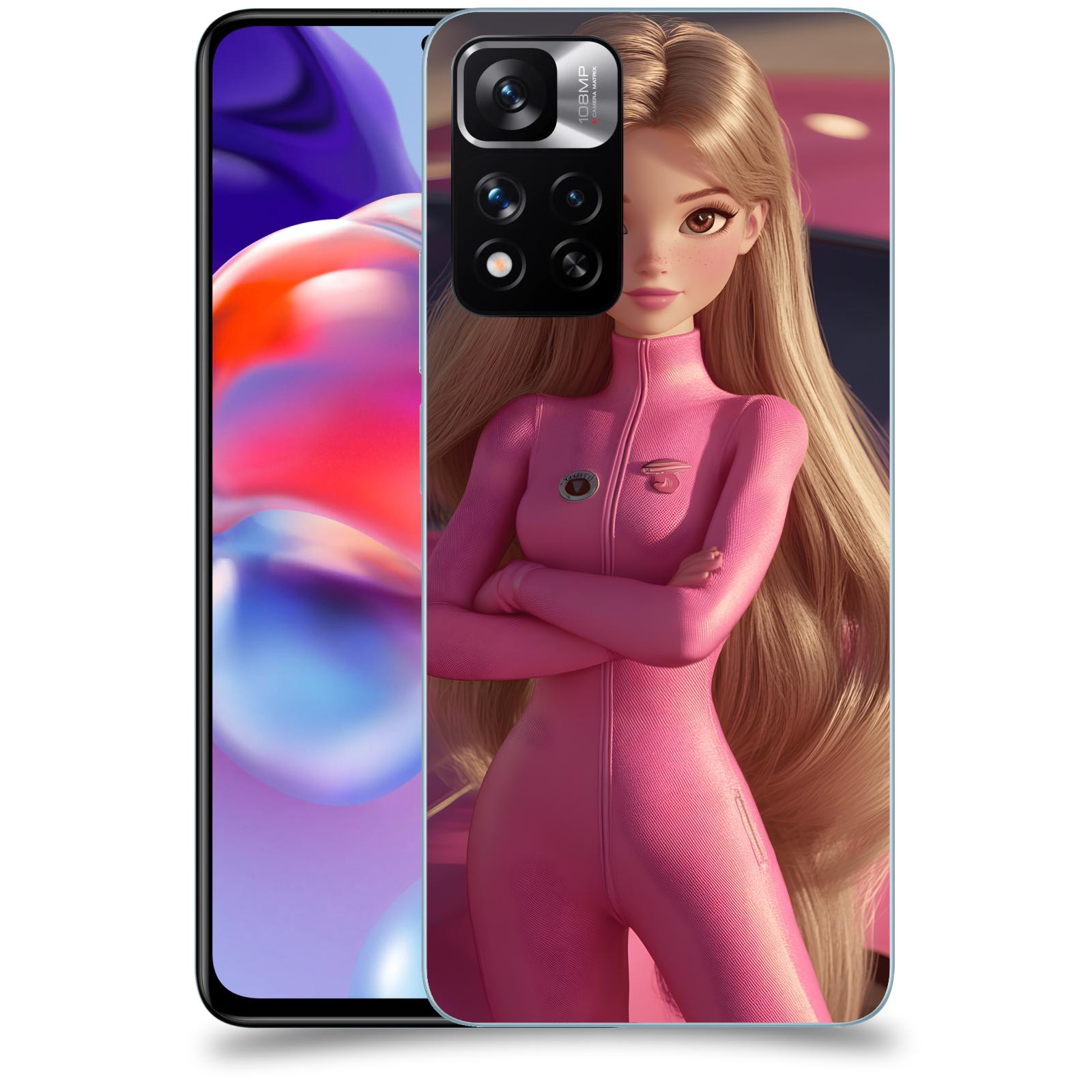 ACOVER Kryt na mobil Xiaomi Redmi Note 11 Pro+ 5G - Pink girl