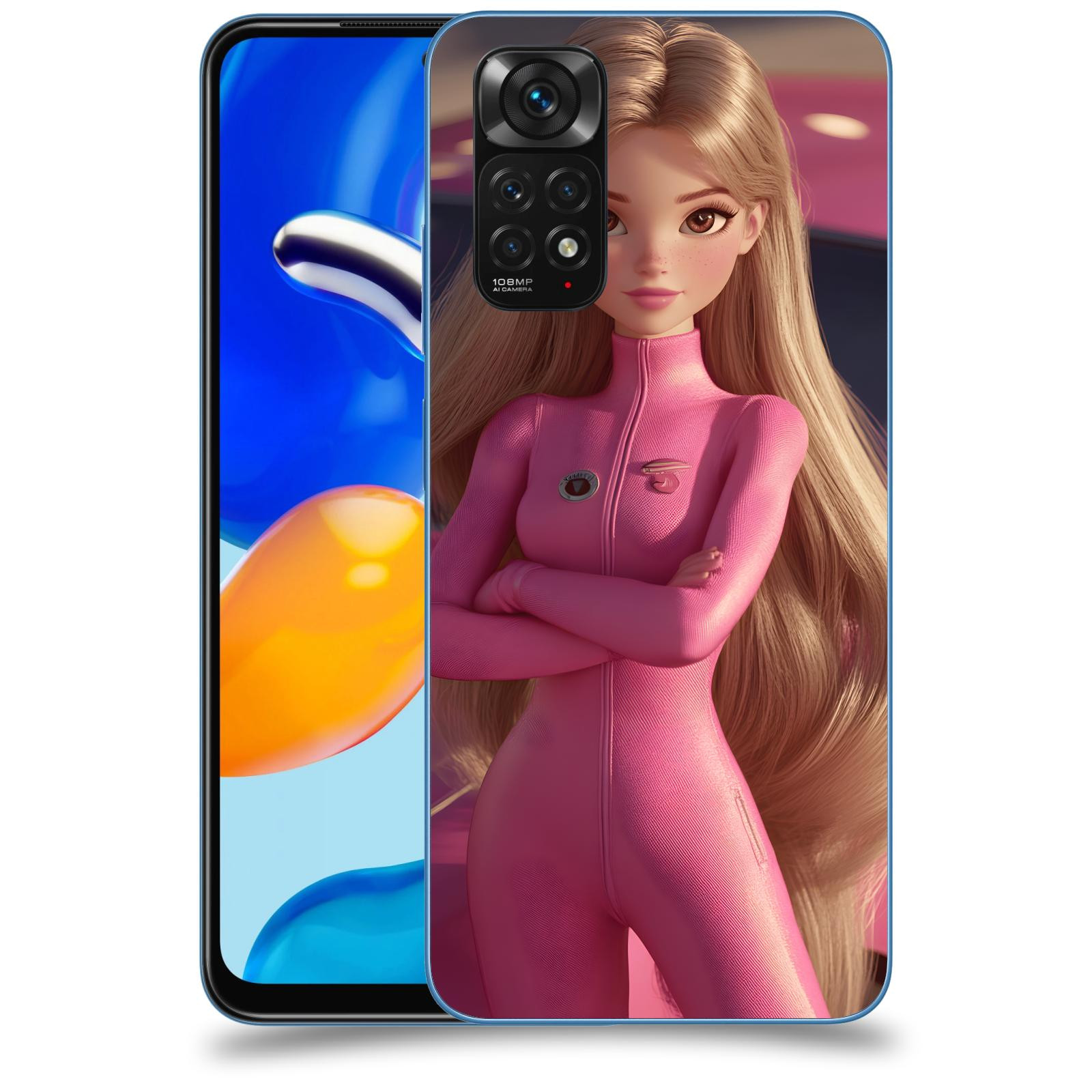 ACOVER Kryt na mobil Xiaomi Redmi Note 11S - Pink girl