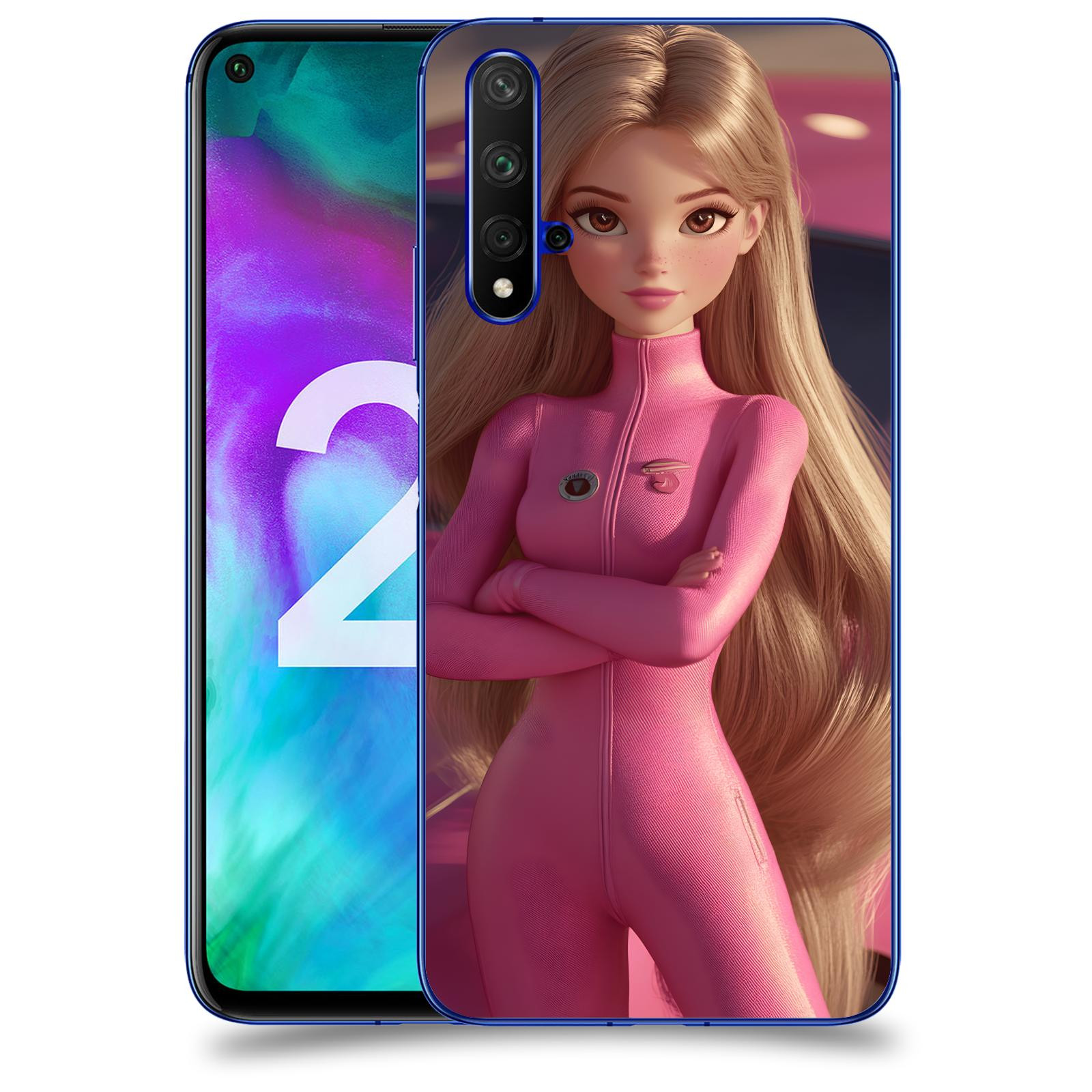 ACOVER Kryt na mobil Honor 20 - Pink girl