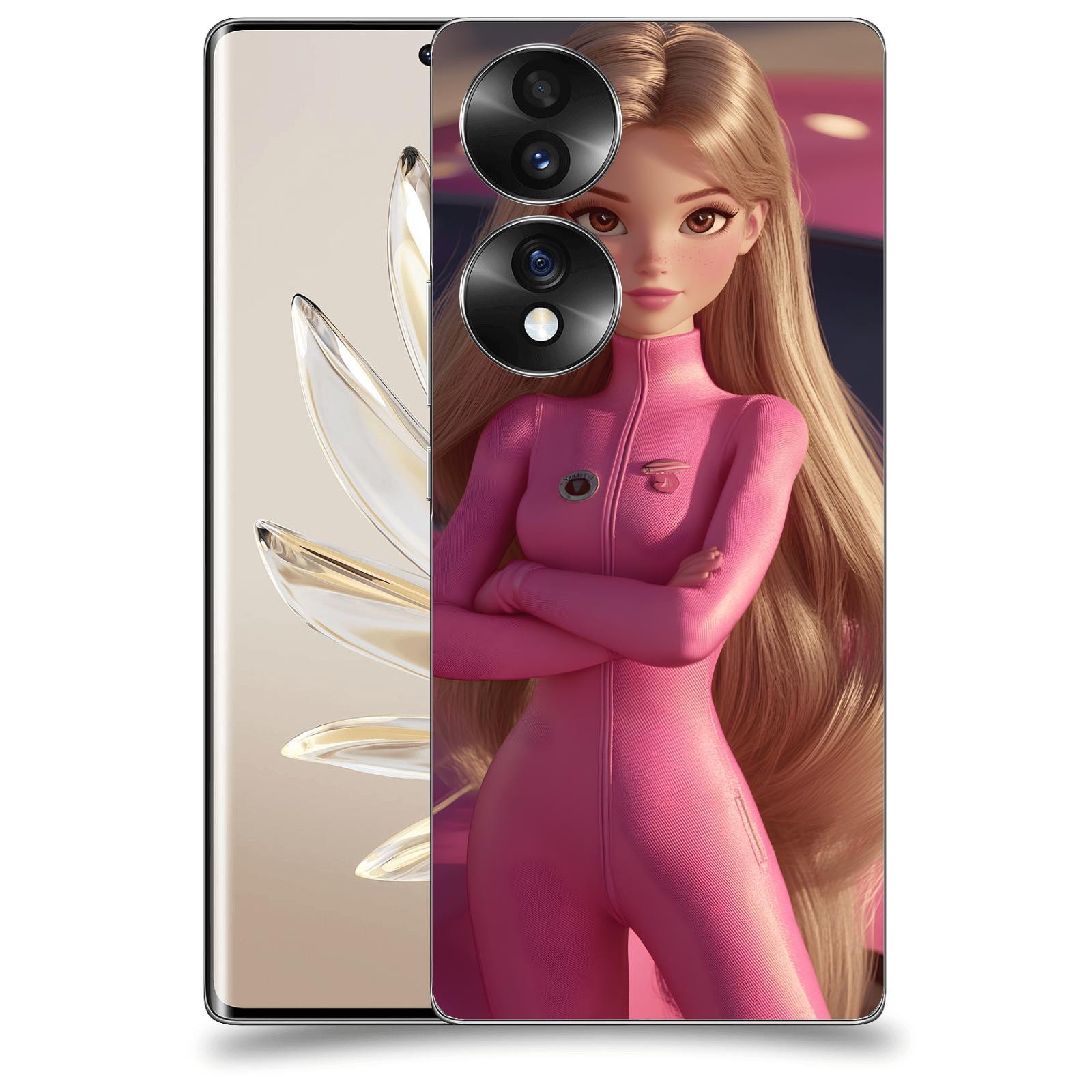 ACOVER Kryt na mobil Honor 70 - Pink girl