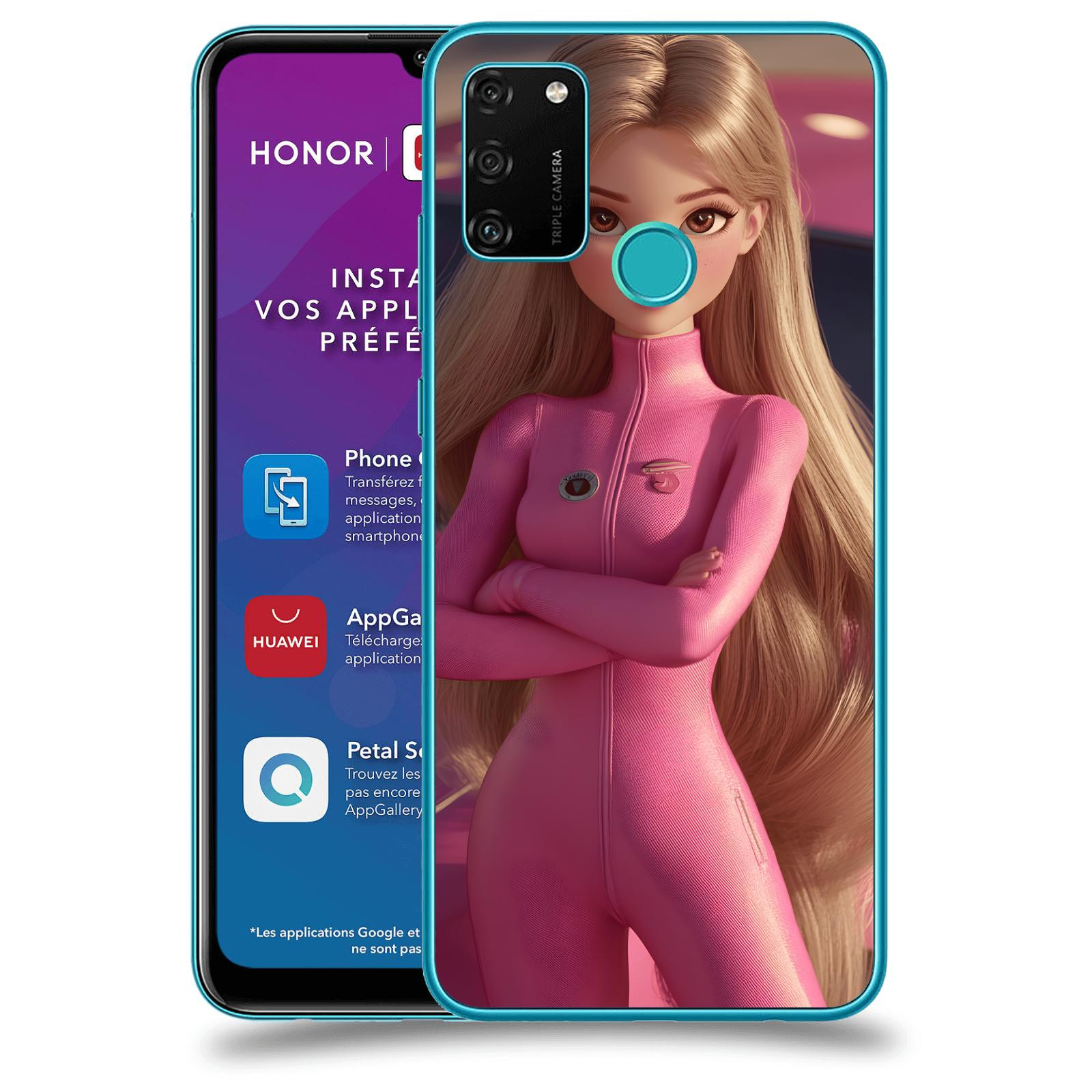 ACOVER Kryt na mobil Honor 9A - Pink girl