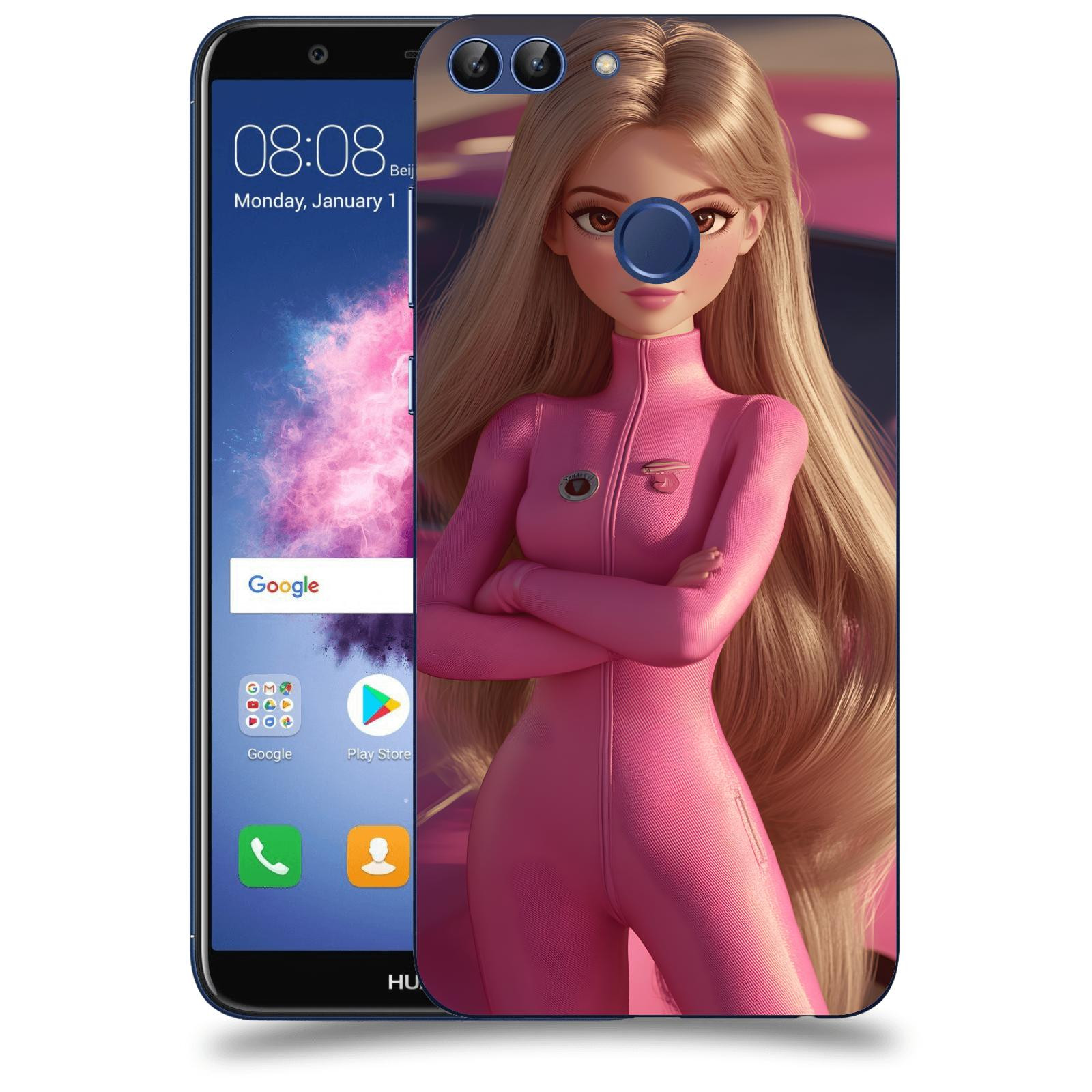 ACOVER Kryt na mobil Huawei P Smart - Pink girl