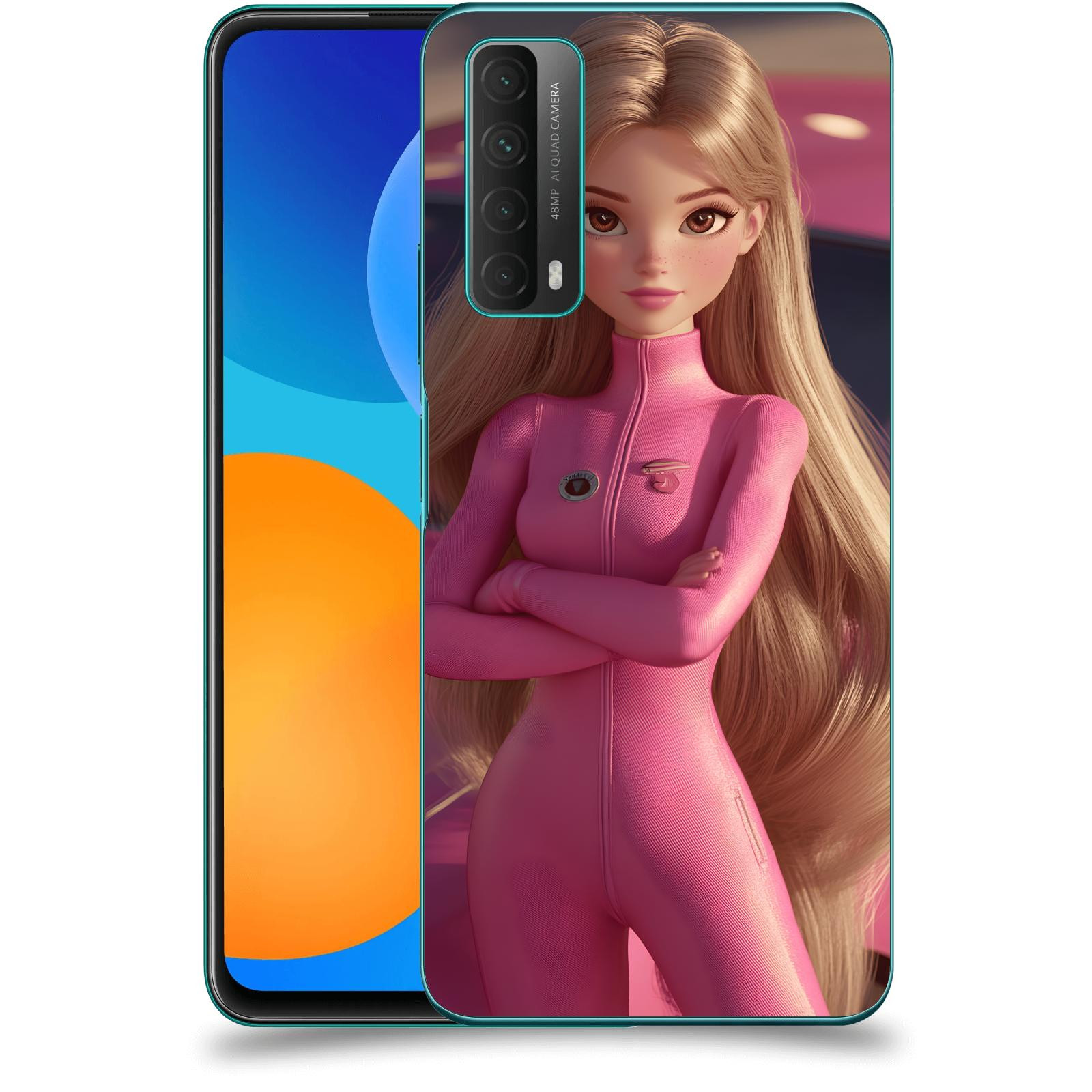 ACOVER Kryt na mobil Huawei P Smart 2021 - Pink girl