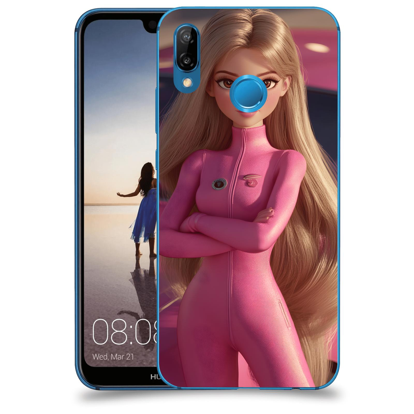 ACOVER Kryt na mobil Huawei P20 Lite - Pink girl