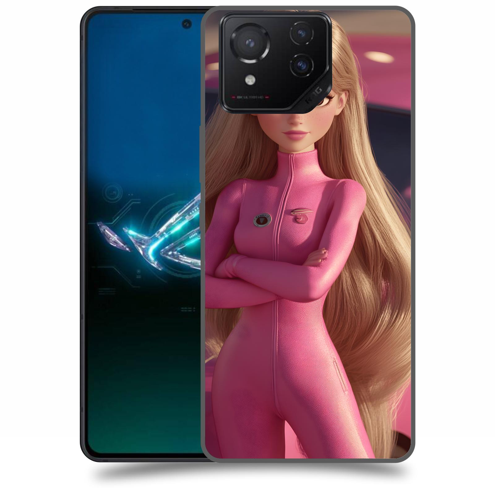 ACOVER Kryt na mobil Asus ROG Phone 8 - Pink girl