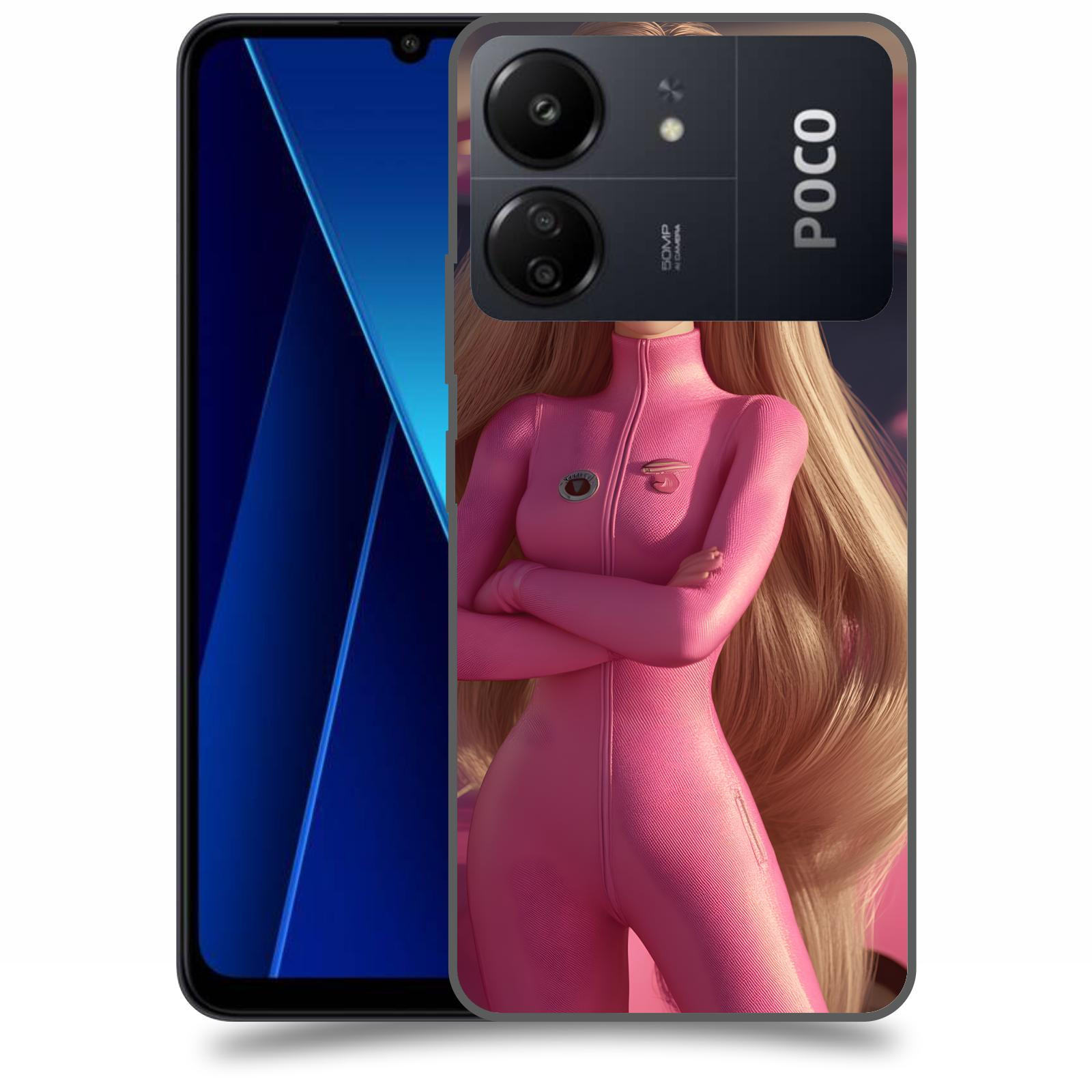 ACOVER Kryt na mobil Poco C65 - Pink girl